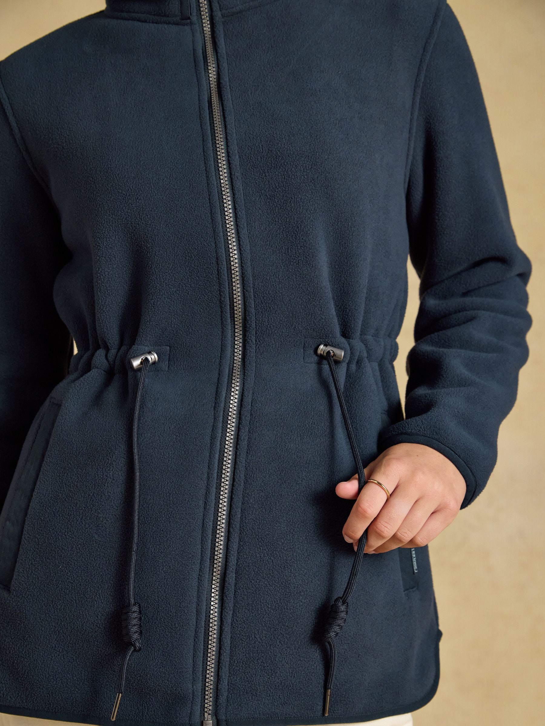 Women's Joules Funnel Neck Full Zip Fleece Jacket