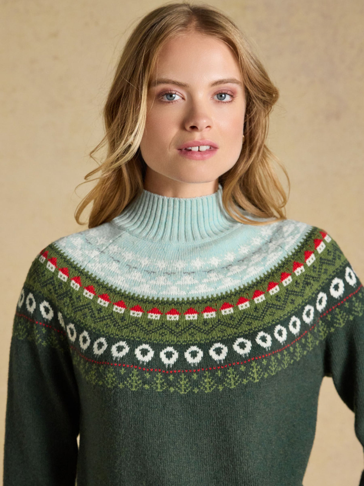 Women's Joules Landscape Pattern Knitted Jumper