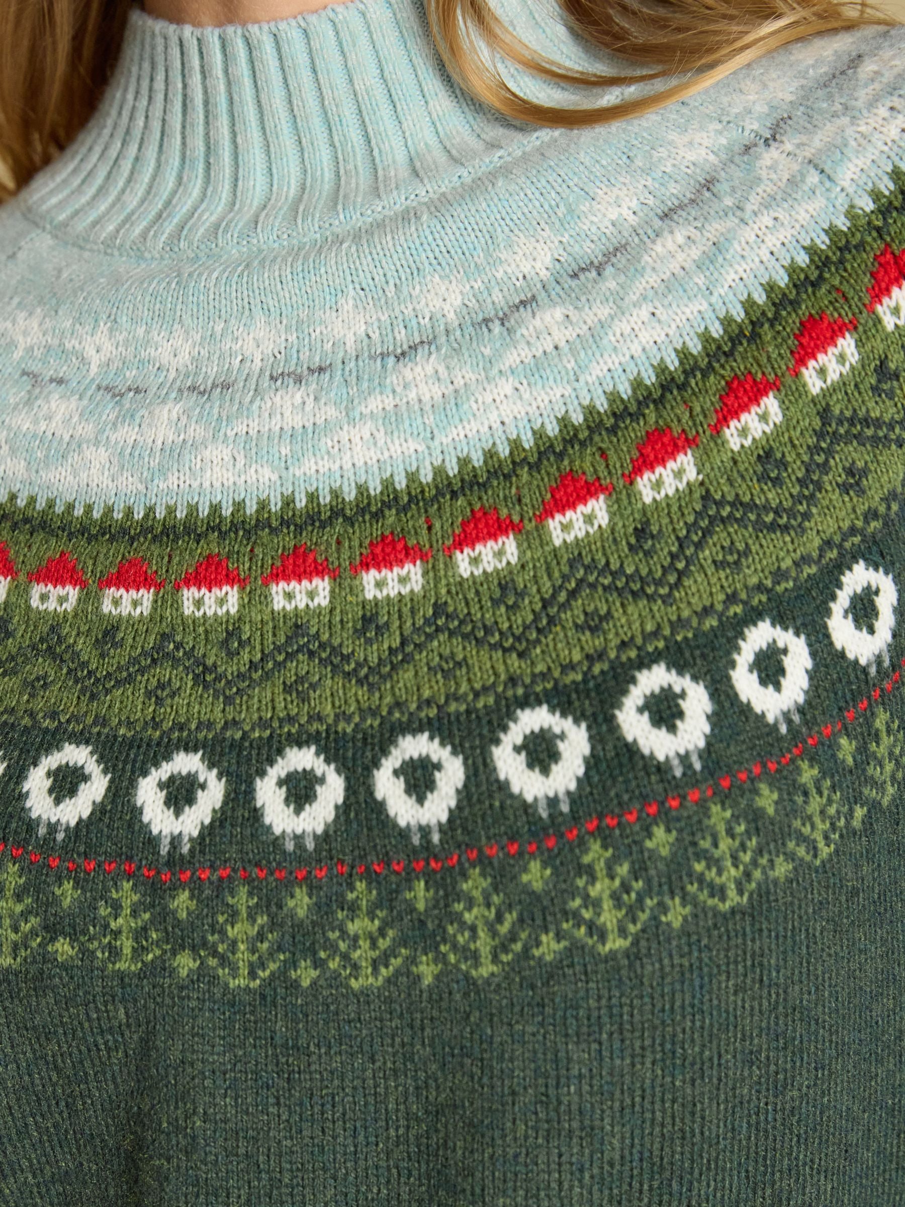 Women's Joules Landscape Pattern Knitted Jumper