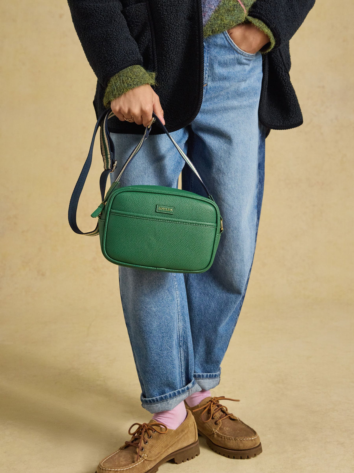 Women's Joules Trent Green Cross Body Bag