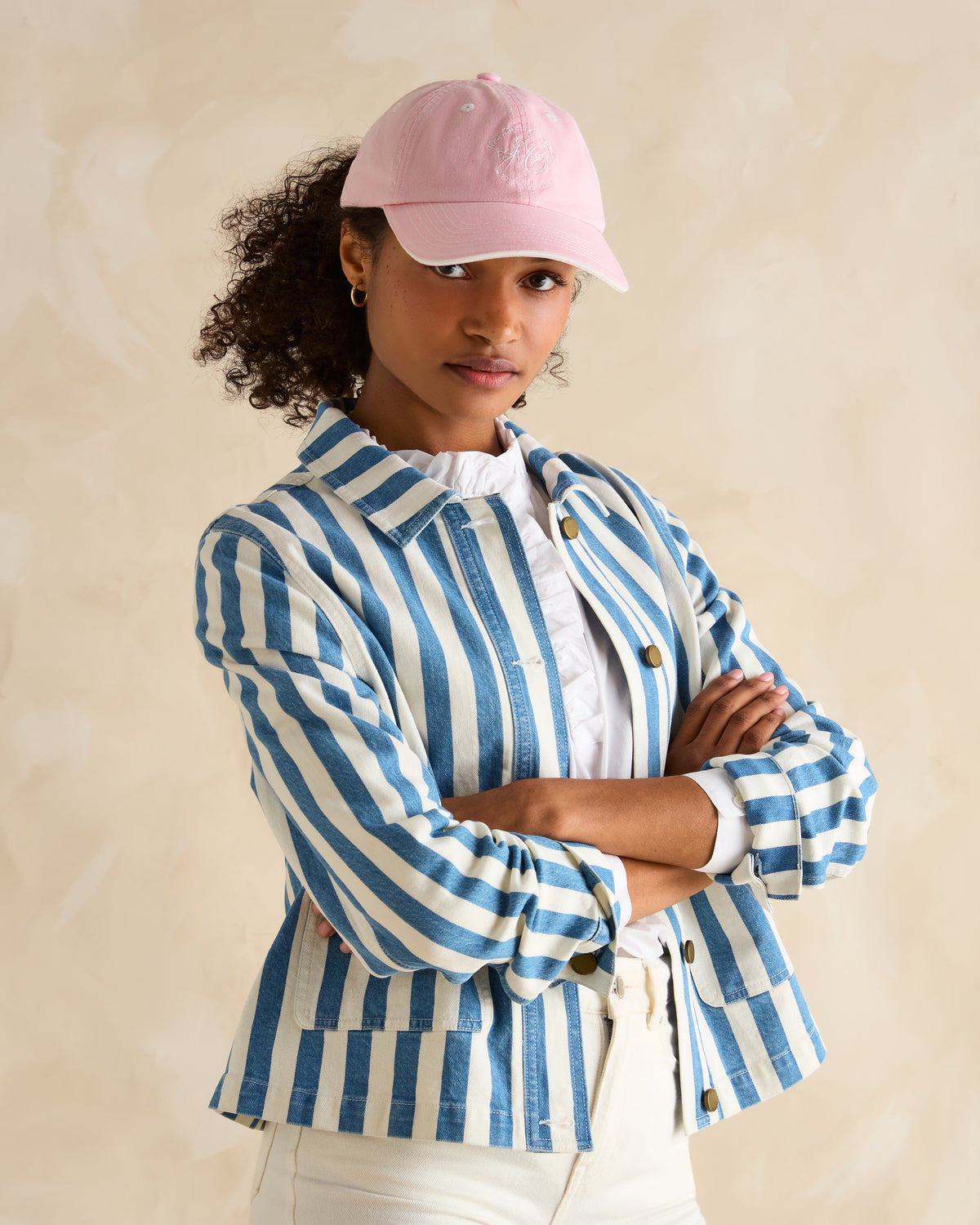 JOULES DALEY CAP PINK - Cotton Baseball Cap for Women | Adjustable, Sporty Style