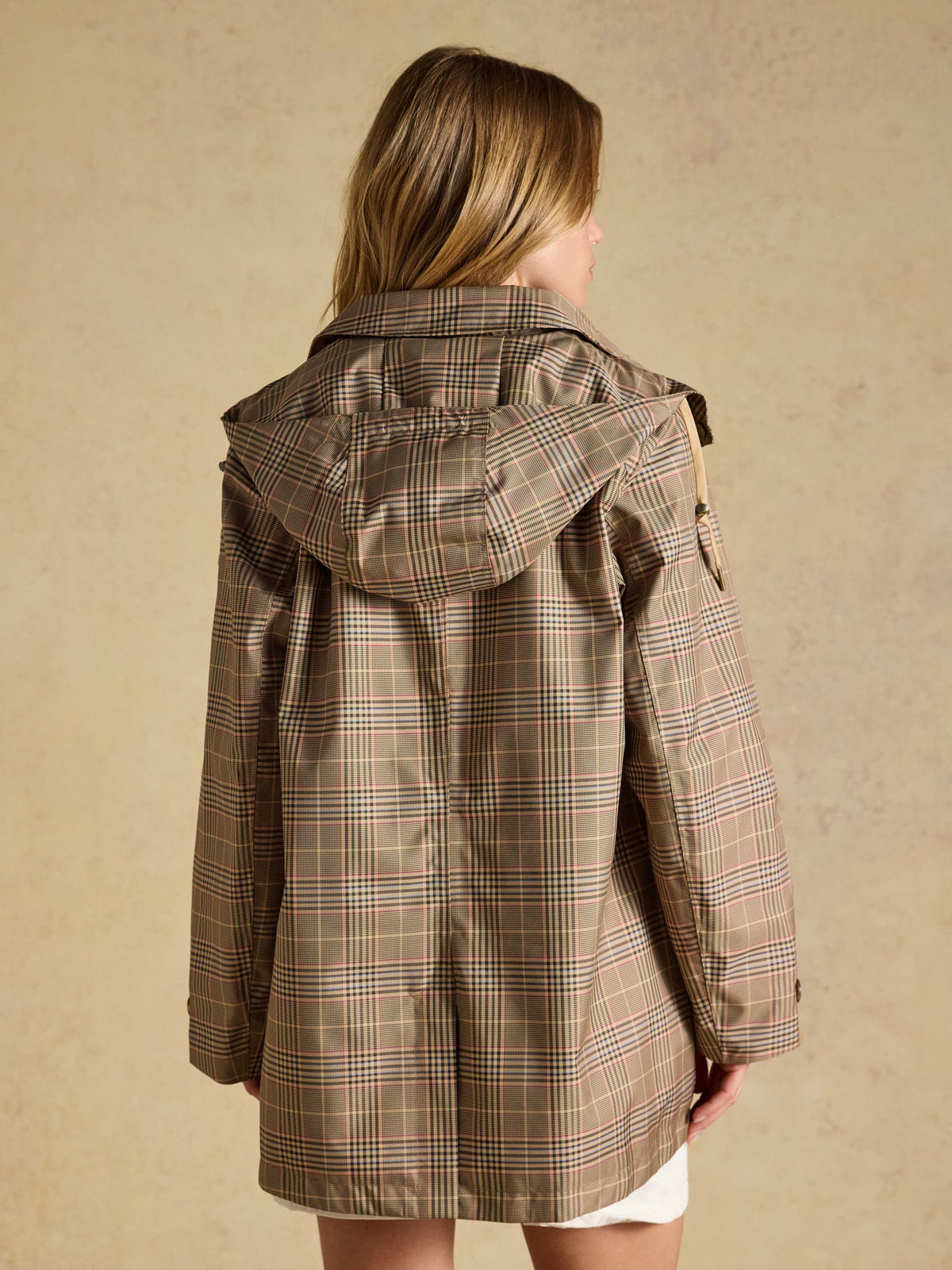 Women's Joules Rainmore Waterproof Button Through Raincoat