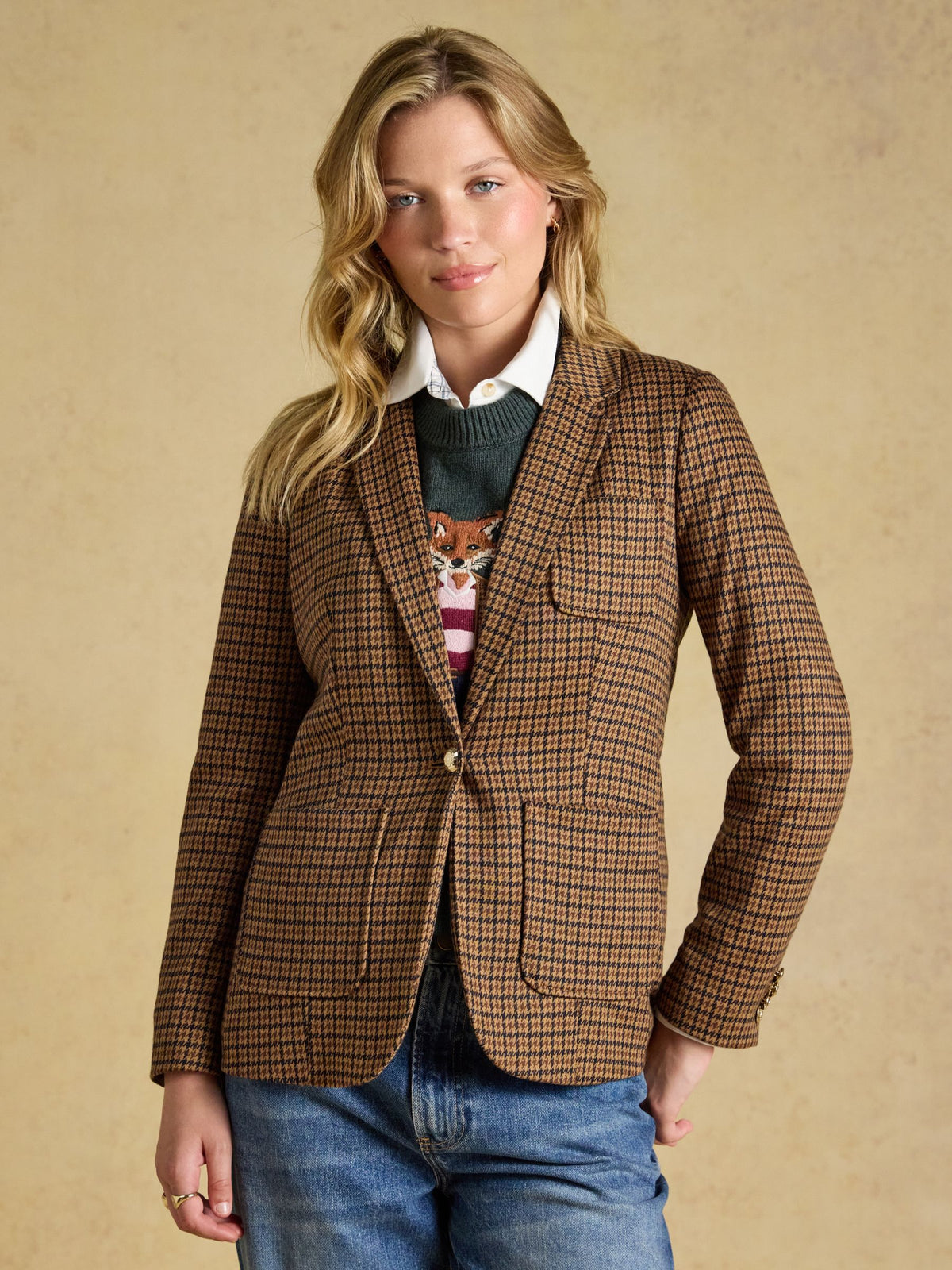 Women's Joules Albury Jersey Blazer