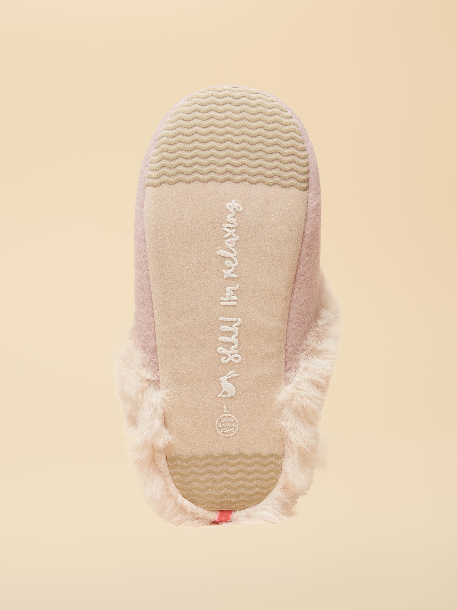 Joules Pink Cat Slippers: Comfy Loungewear with Faux Fur Detail