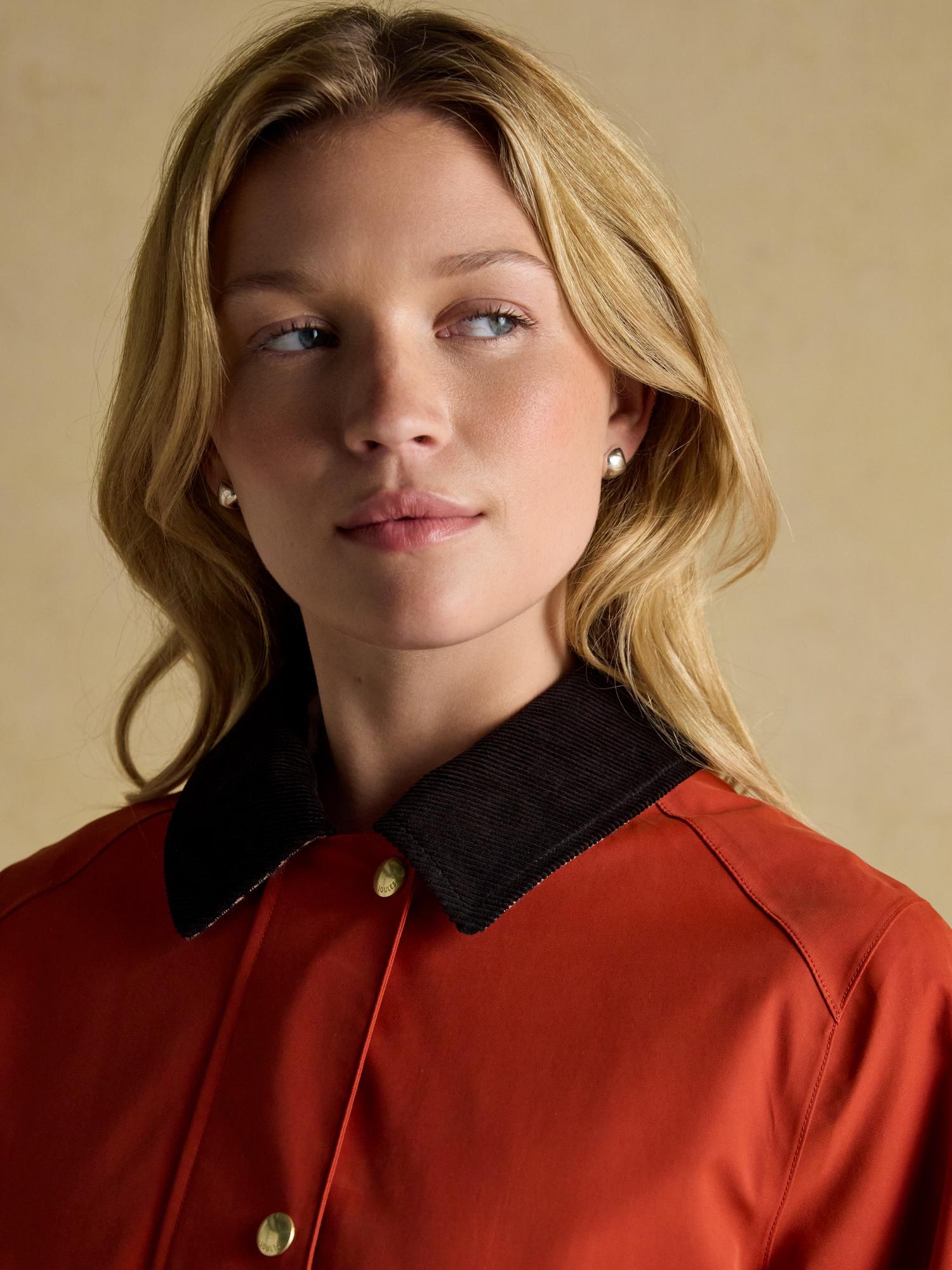 Joules Katherine Burnt Orange Waterproof Heritage Coat
