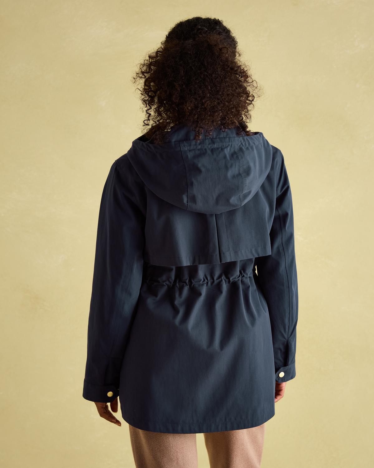 Joules Portwell French Navy Waterproof Raincoat