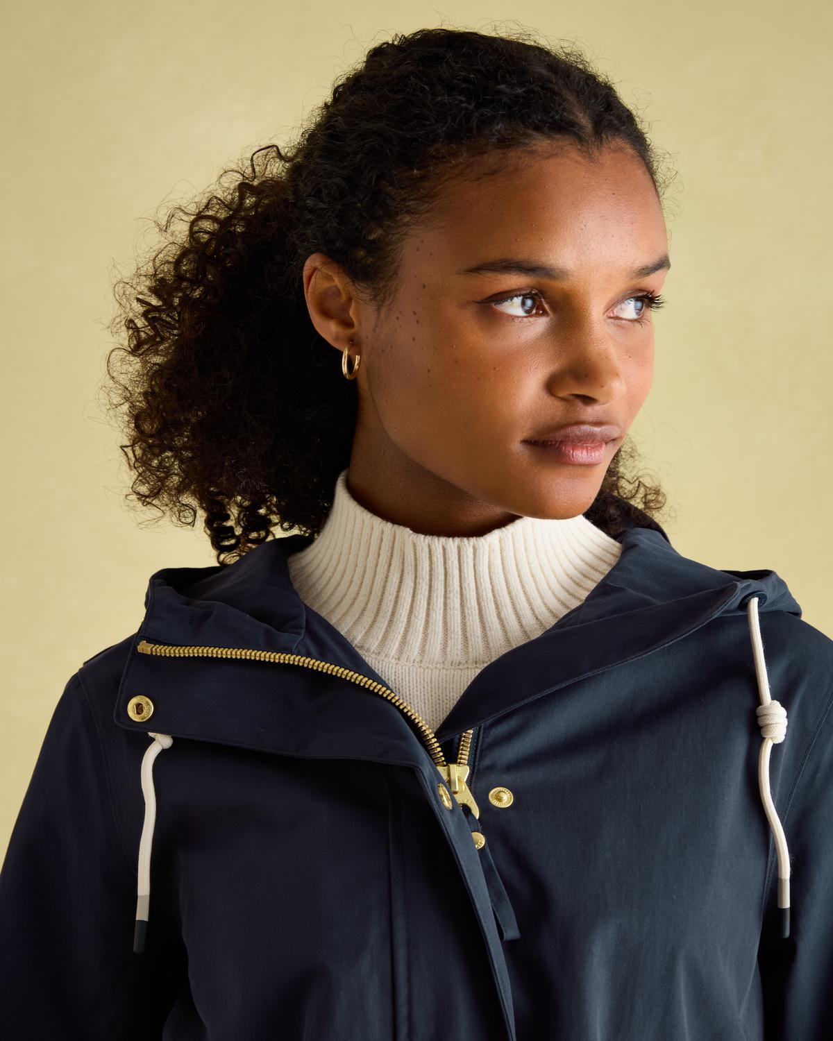 Joules Portwell French Navy Waterproof Raincoat