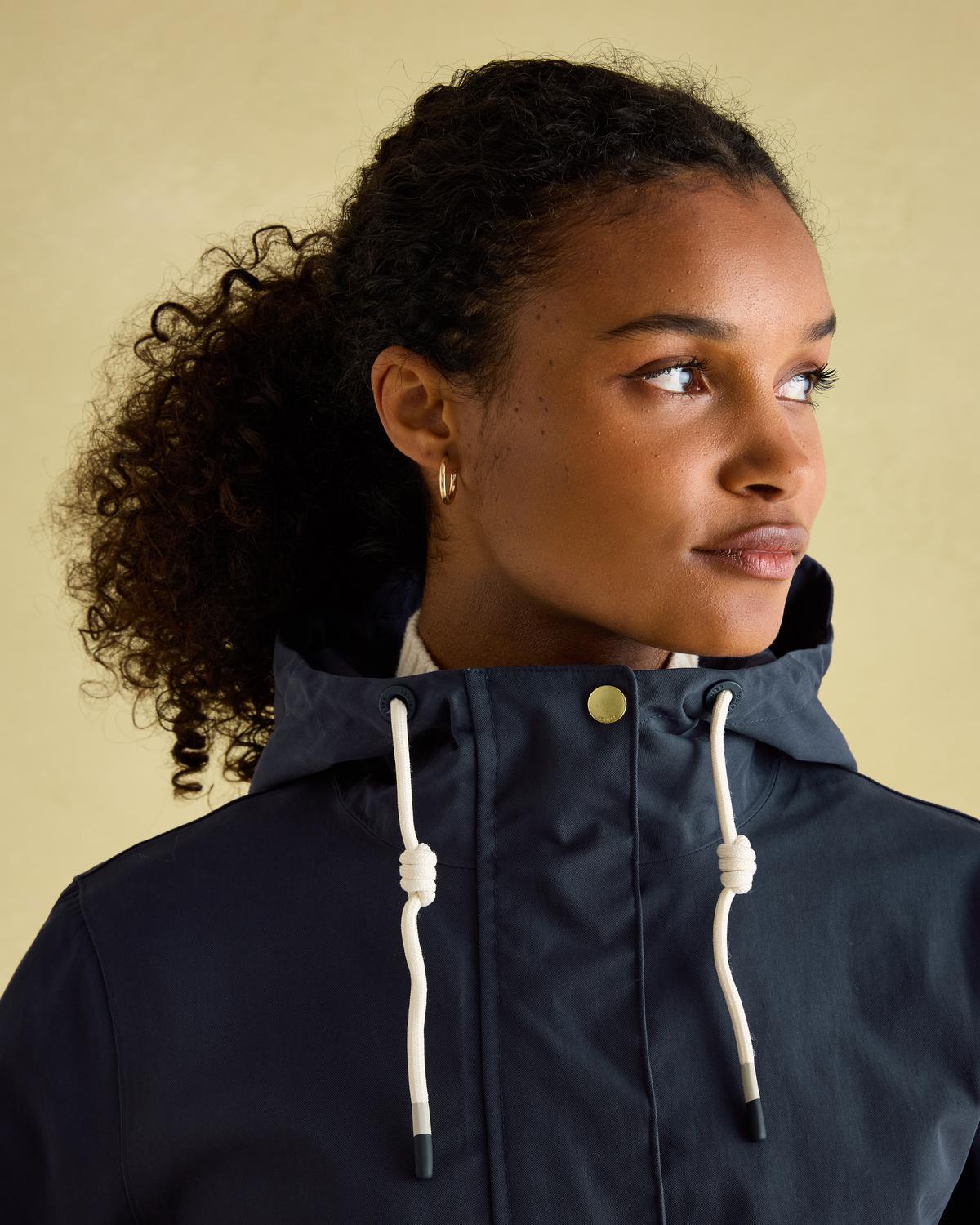 Joules Portwell French Navy Waterproof Raincoat