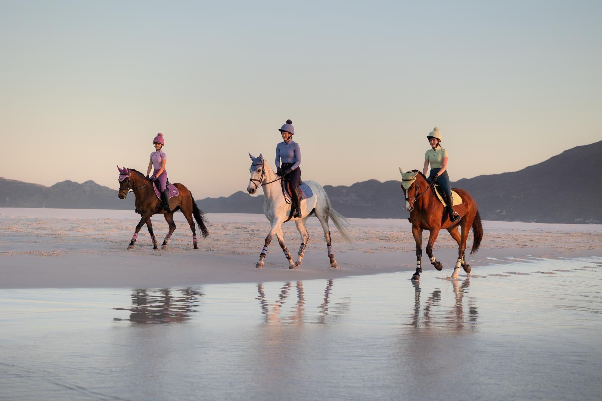 LeMieux Young Rider Mia Mesh Base Layer Powder Blue