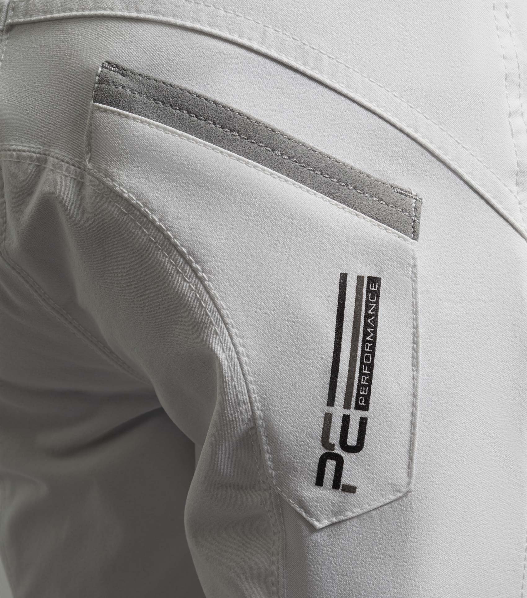 Premier Equine Gando Boys White Gel Knee Riding Breeches - Equiflair Competition Wear