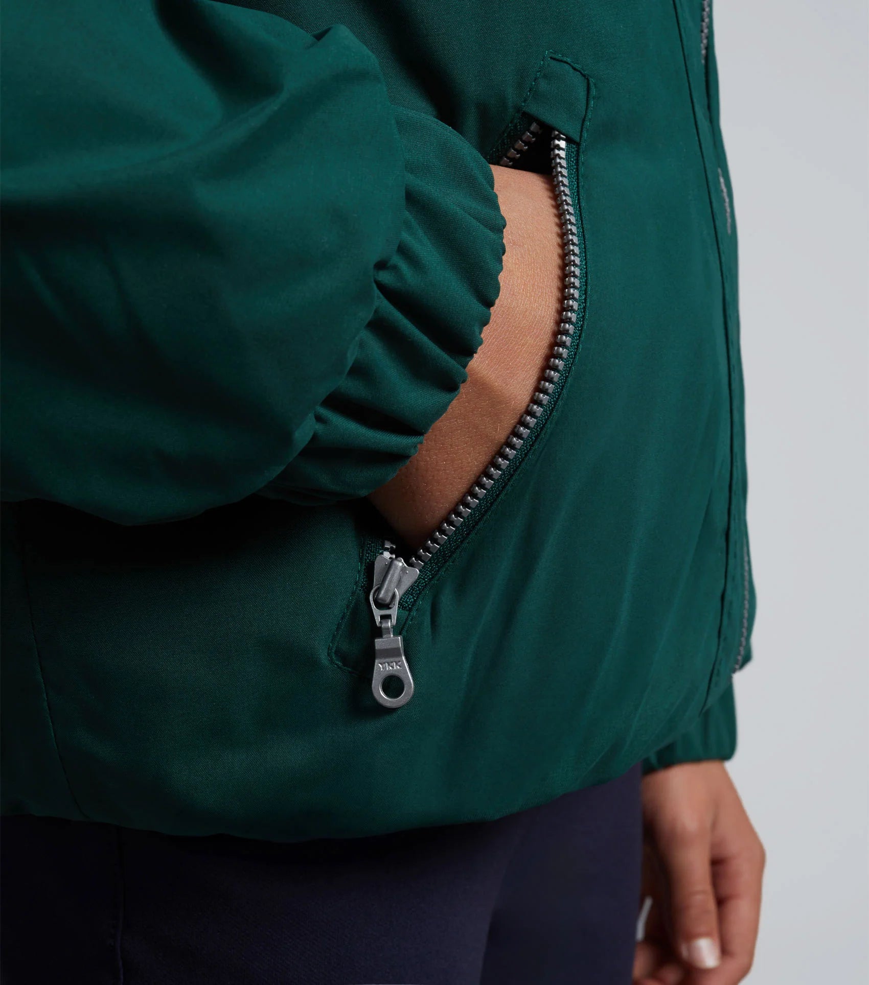 Premier Equine Junior Riding Jacket Green: Waterproof Equestrian Coat for Kids