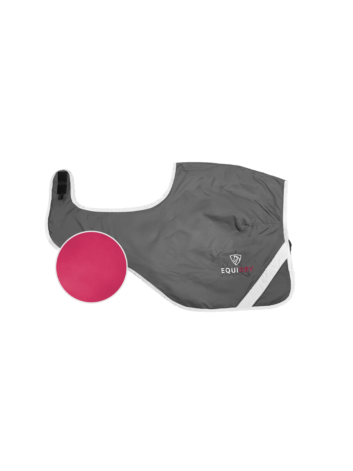 EQUIDRY Waterproof Exercise Sheet Lite Grey/Peacock Pink