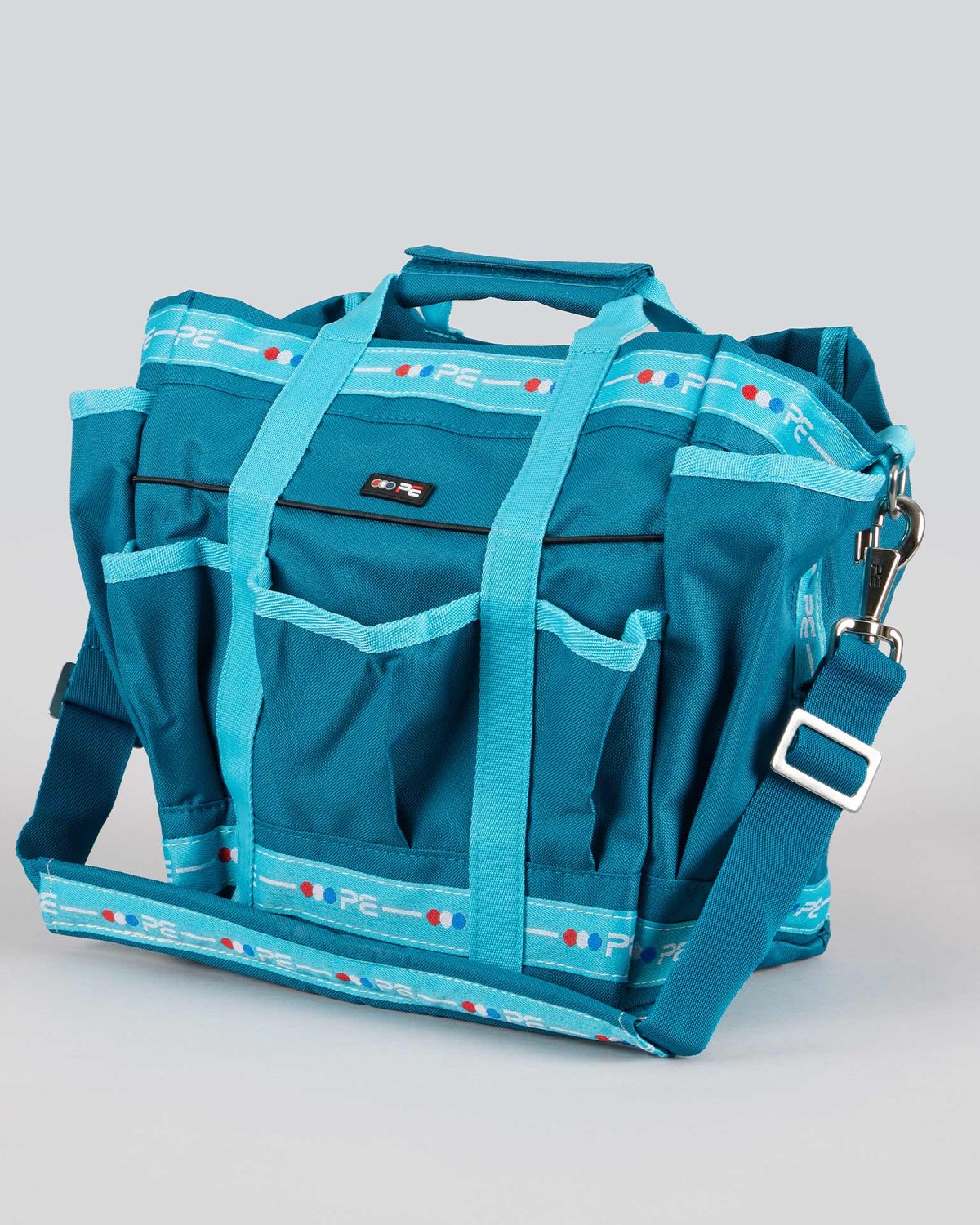 Premier Equine Grooming Kit Bag Med Blue & Peacock