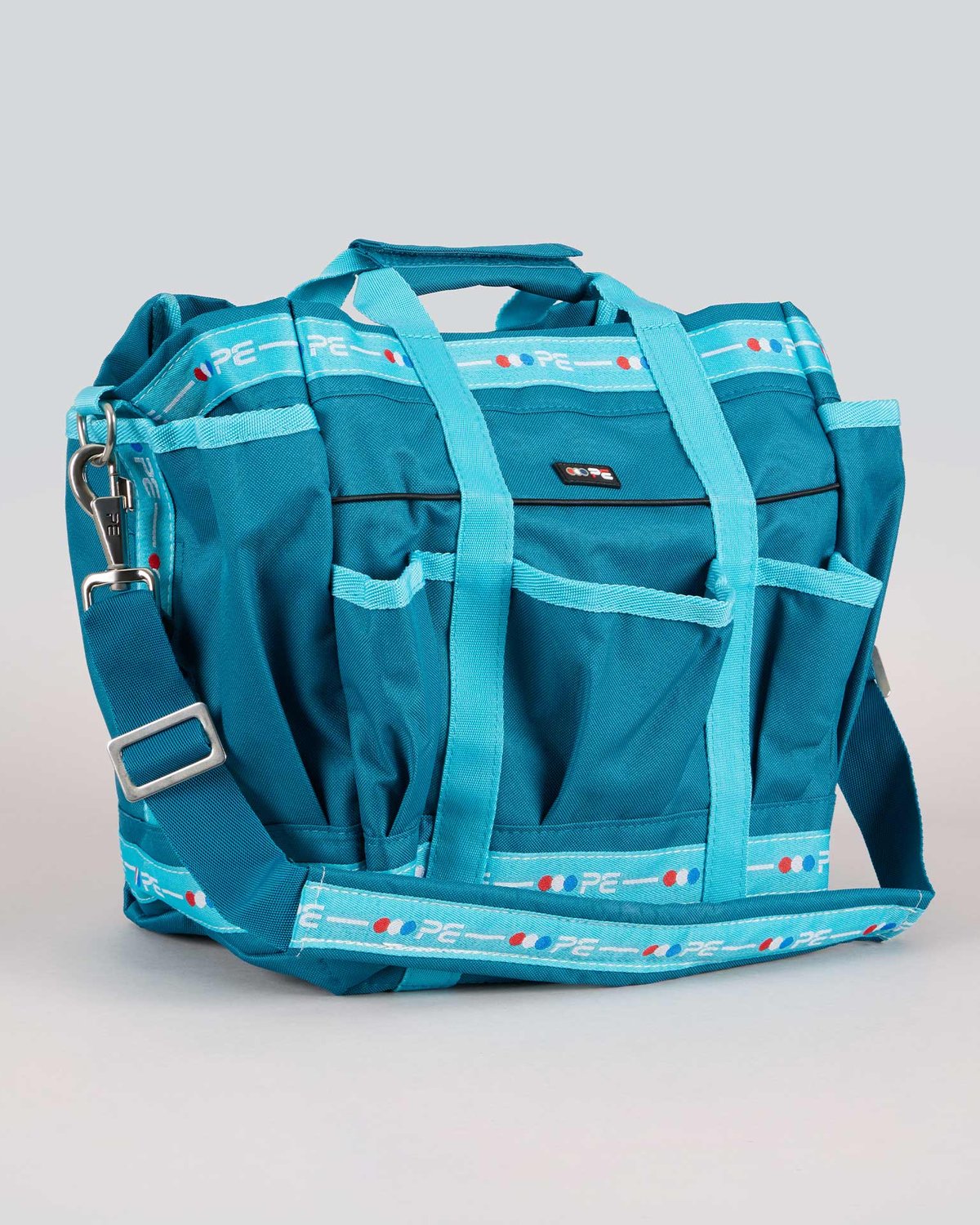 Premier Equine Grooming Kit Bag Med Blue & Peacock