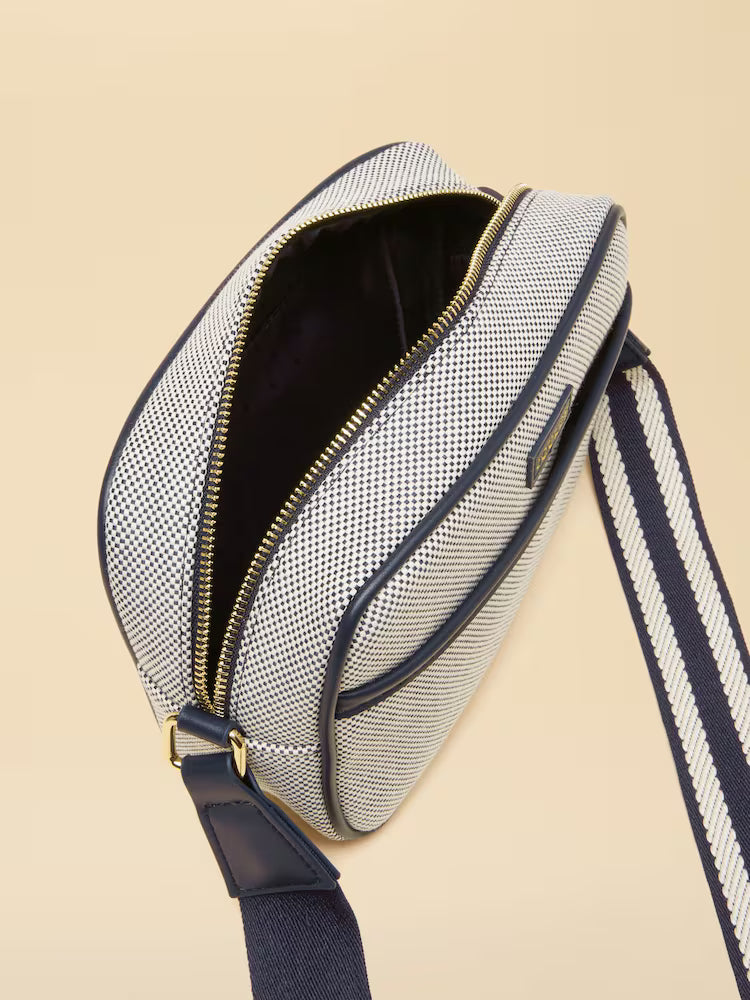 Joules Blair Navy Canvas Cross Body Bag