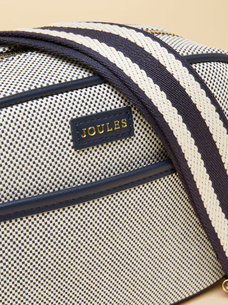Joules Blair Navy Canvas Cross Body Bag