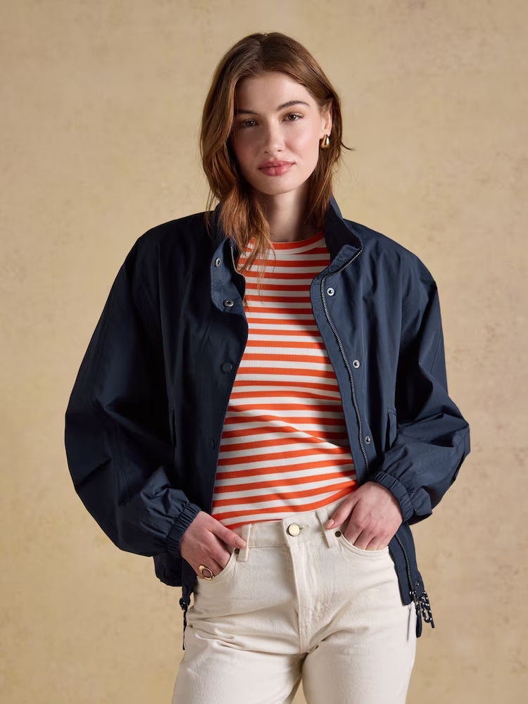 Joules Hove Waterproof Windbreaker Jacket Navy