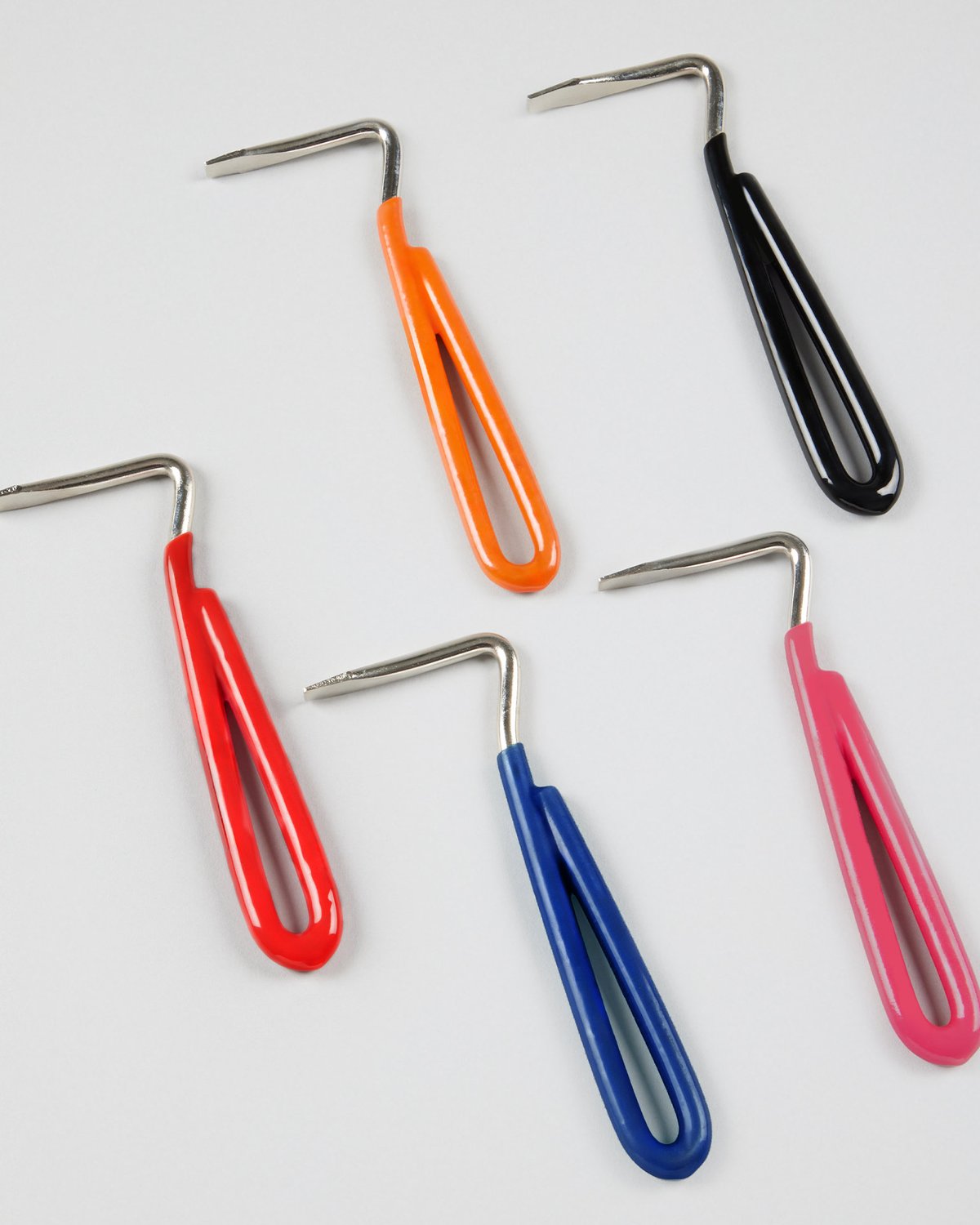 PREMIER EQUINE Hoof Picks: Blue, Red, Black, Orange, and Pink - Equiflair Equestrian Tools