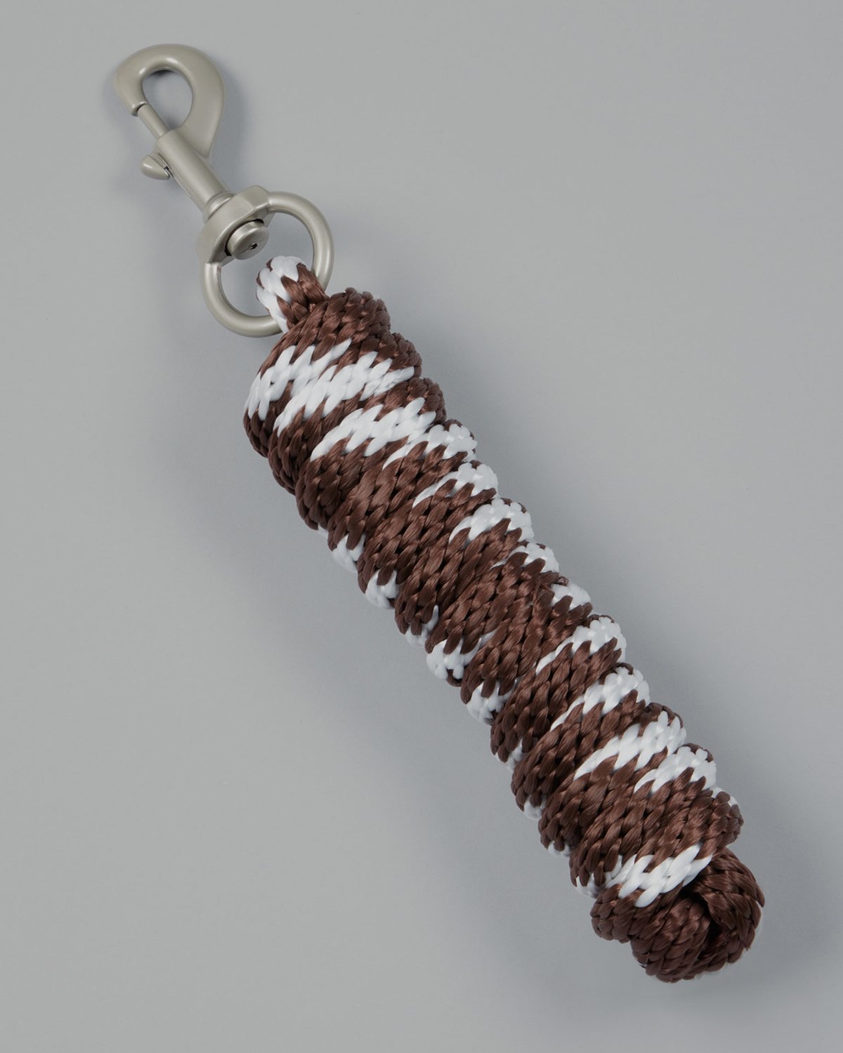 Brown and White Horse Lead Rope with Trigger Clip - Equine Equipment