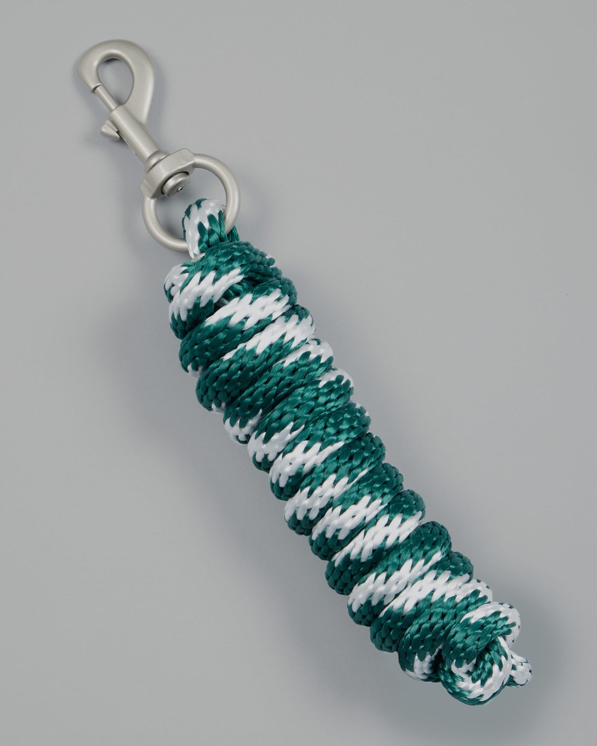 Equiflair Horse Lead Rope - Green and White Polypropylene Lead with Trigger Clip, 2.2 meters