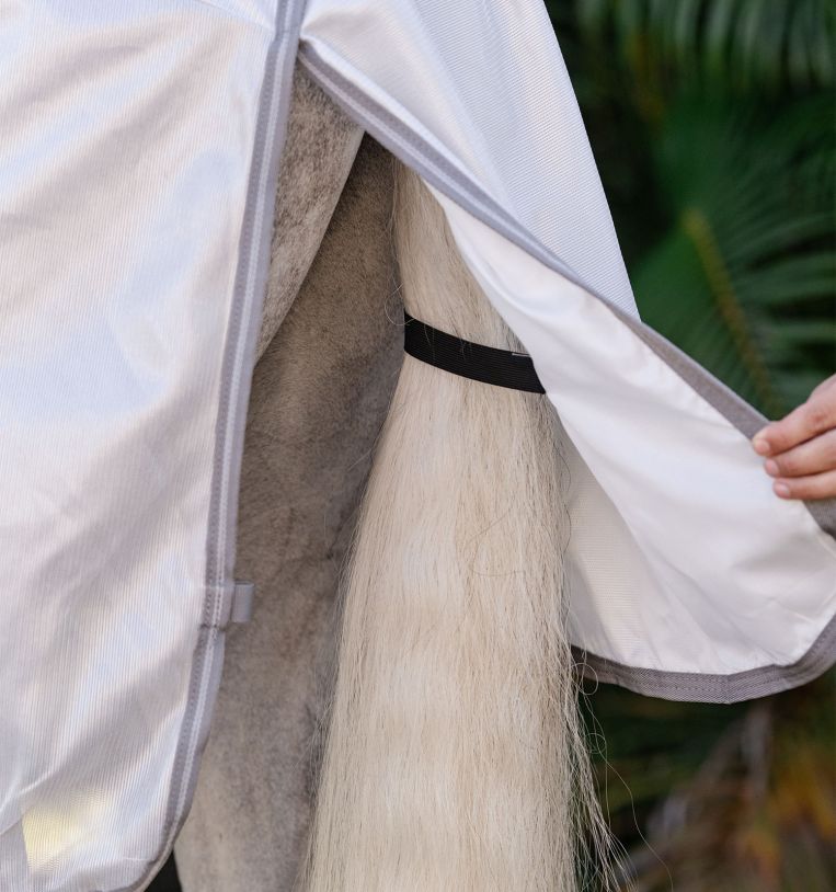 Horseware Amigo Integrated Fly Sheet Silver/Titanium Grey & Silver