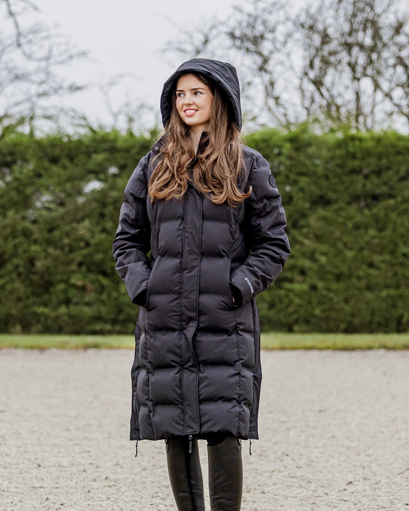 EQUIDRY Thora Waterproof Riding Puffer Women's Black