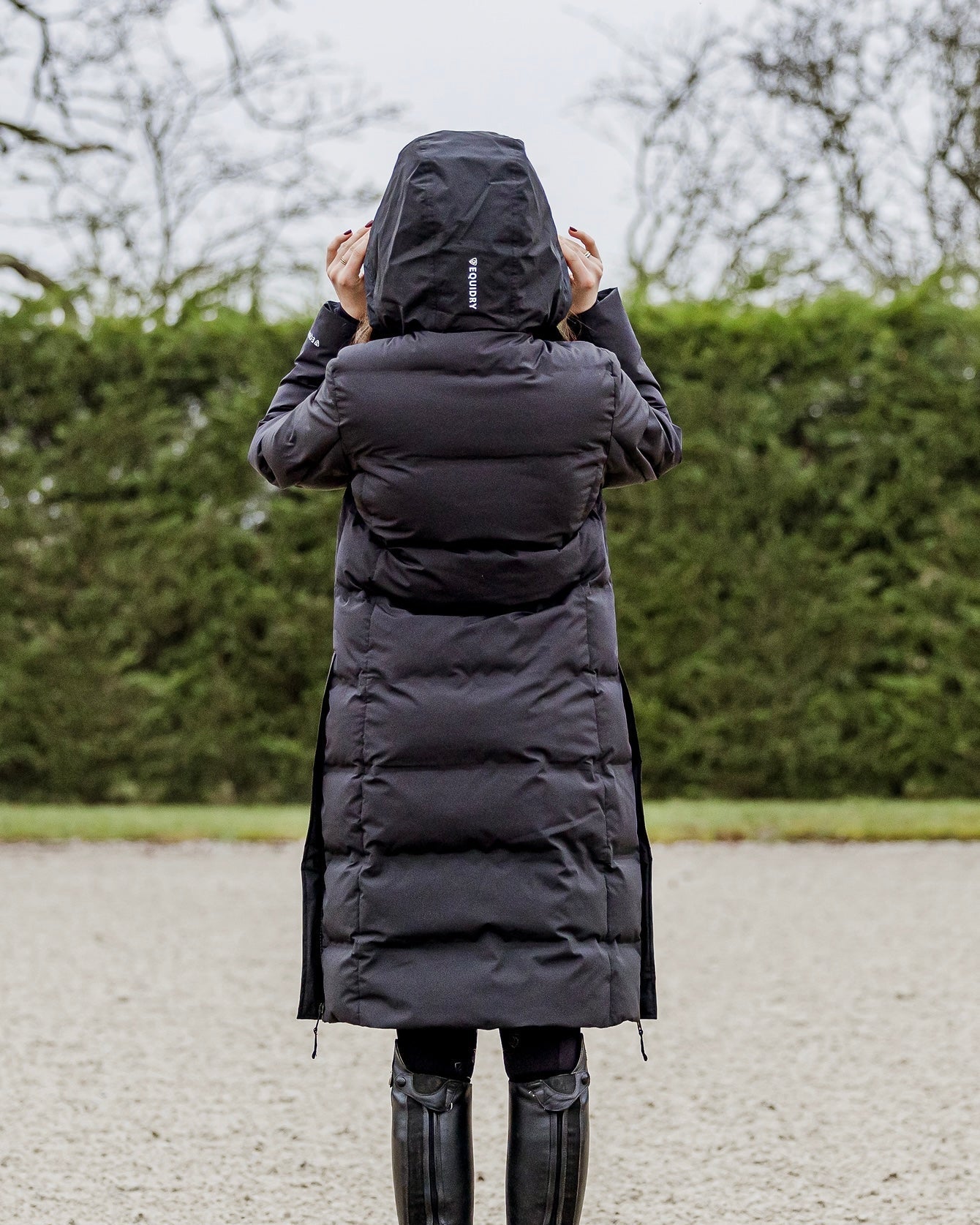 EQUIDRY Thora Waterproof Riding Puffer Women's Black