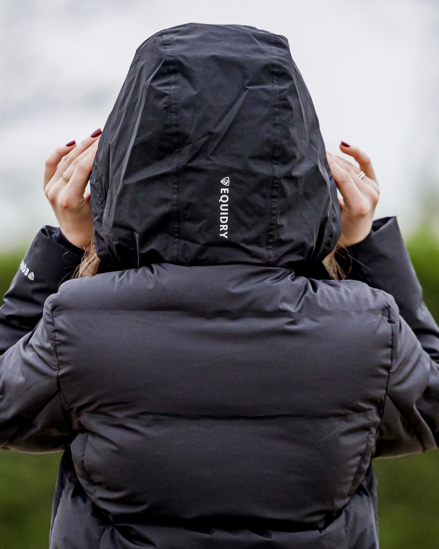 EQUIDRY Thora Waterproof Riding Puffer Women's Black