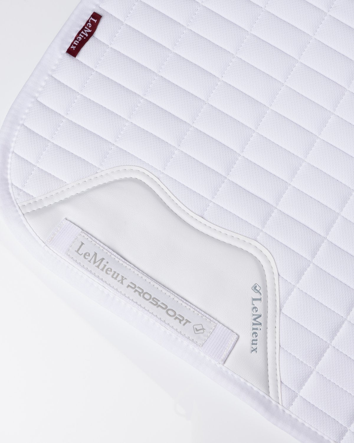 LeMieux Self-Cool Dressage Square Arctic White