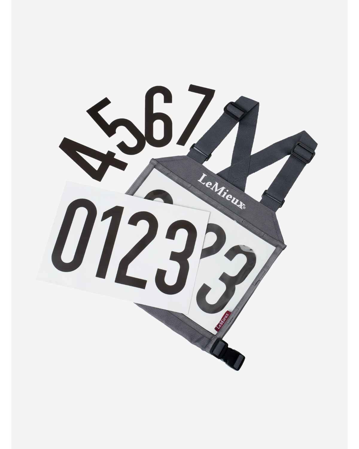 LeMieux Eventing Bib Slate Grey
