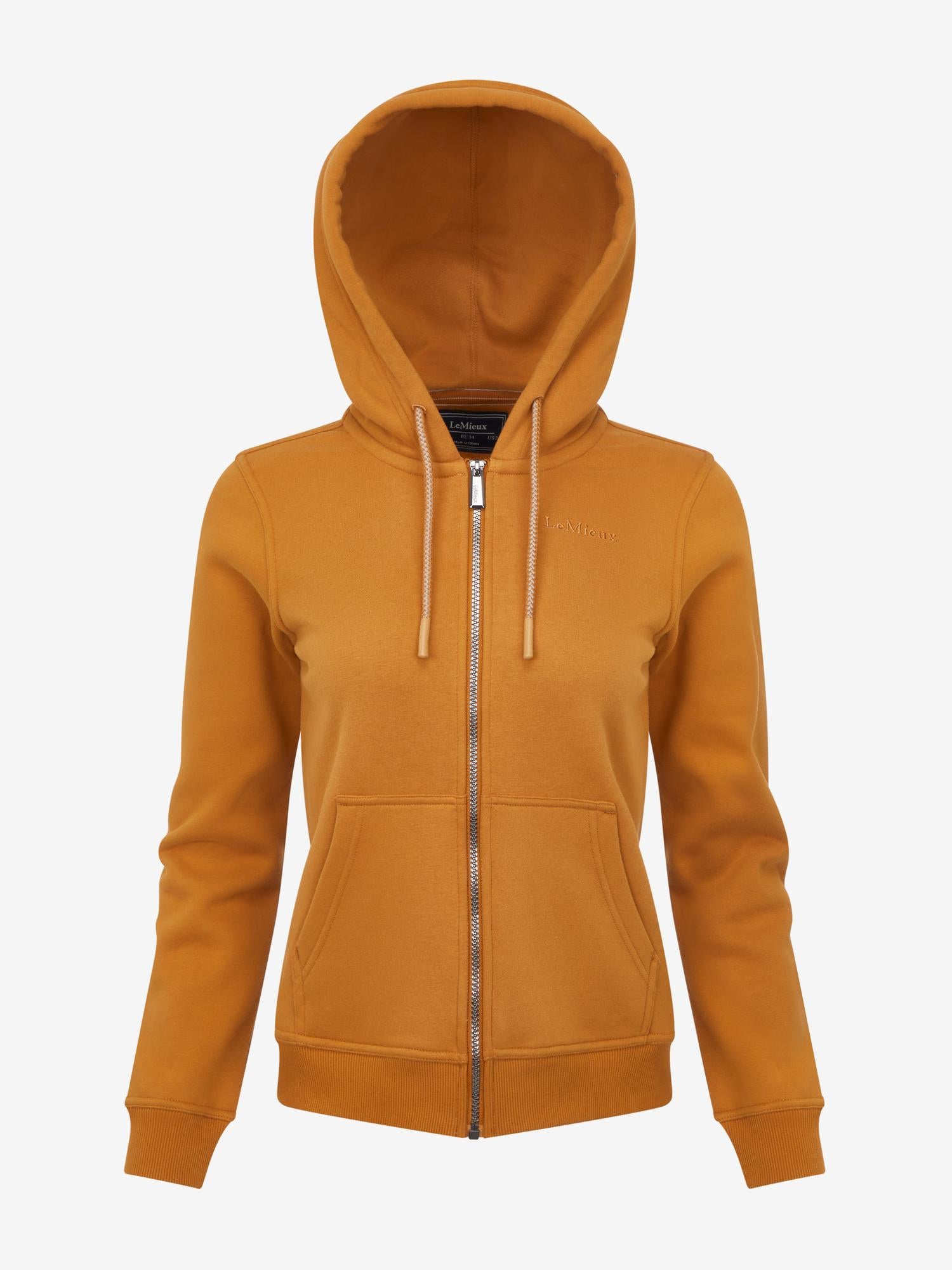 LEMIEUX Elle Zip Through Hoodie - Ginger Color - Women's Equestrian Apparel - Shop Now