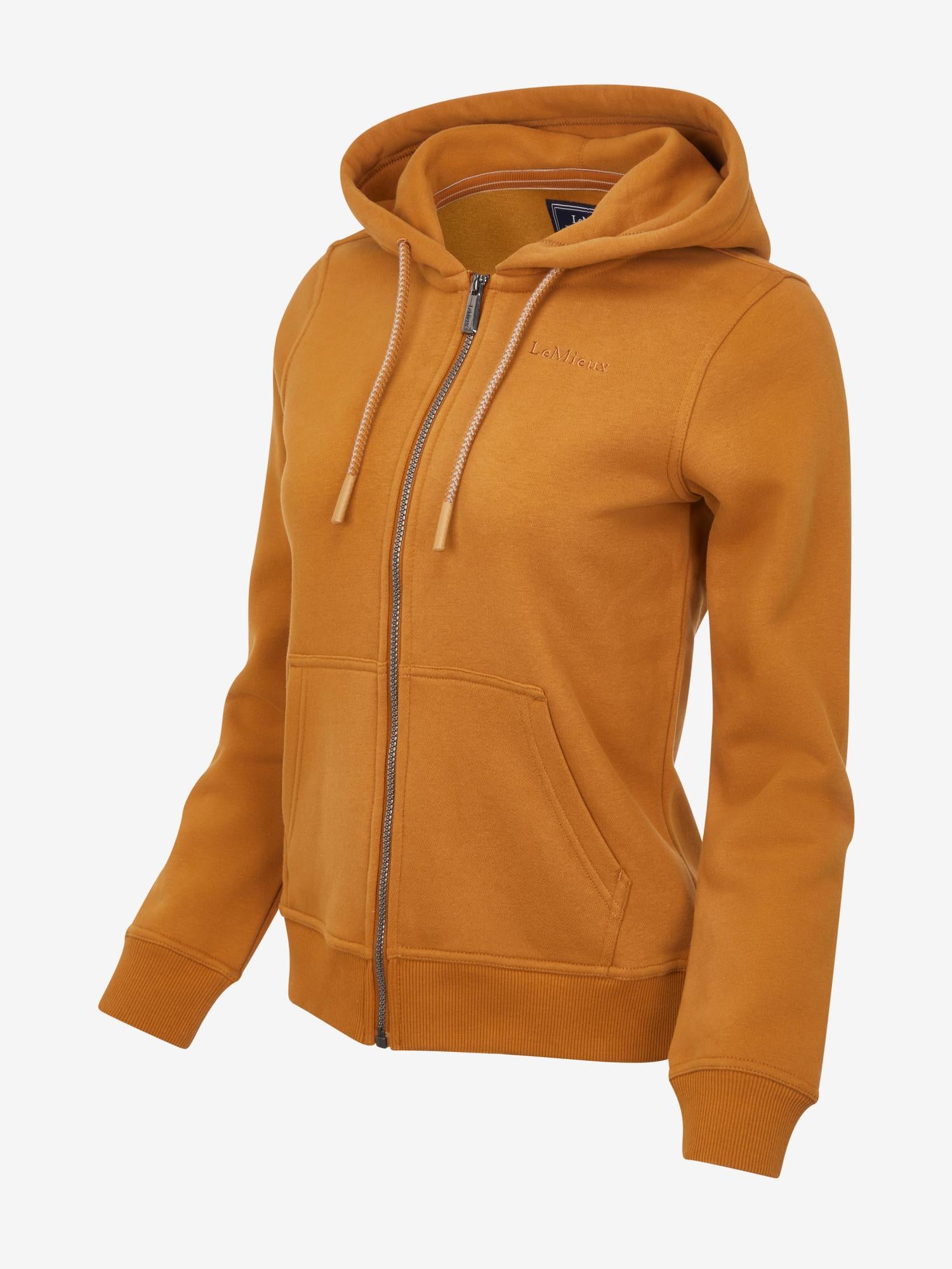 LeMieux Elle Ginger Hoodie: Zip-Up Fleece Sweatshirt for Women