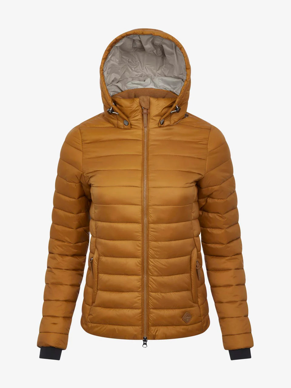 LeMieux Tilly Hooded Puffer Jacket - Ginger Equestrian Warm Lightweight Coat
