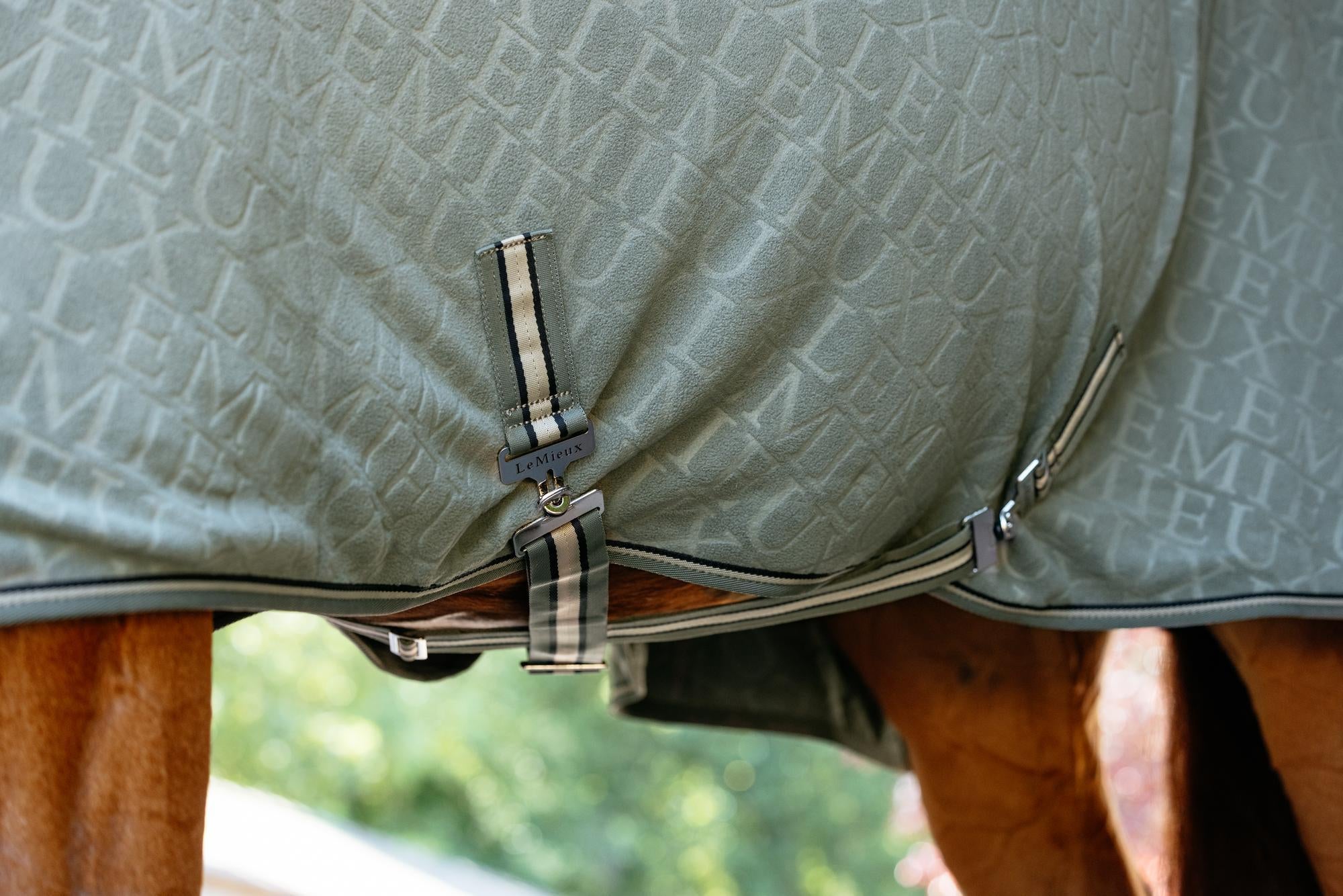 LeMieux Arika Monogram Fleece Rug Rosemary