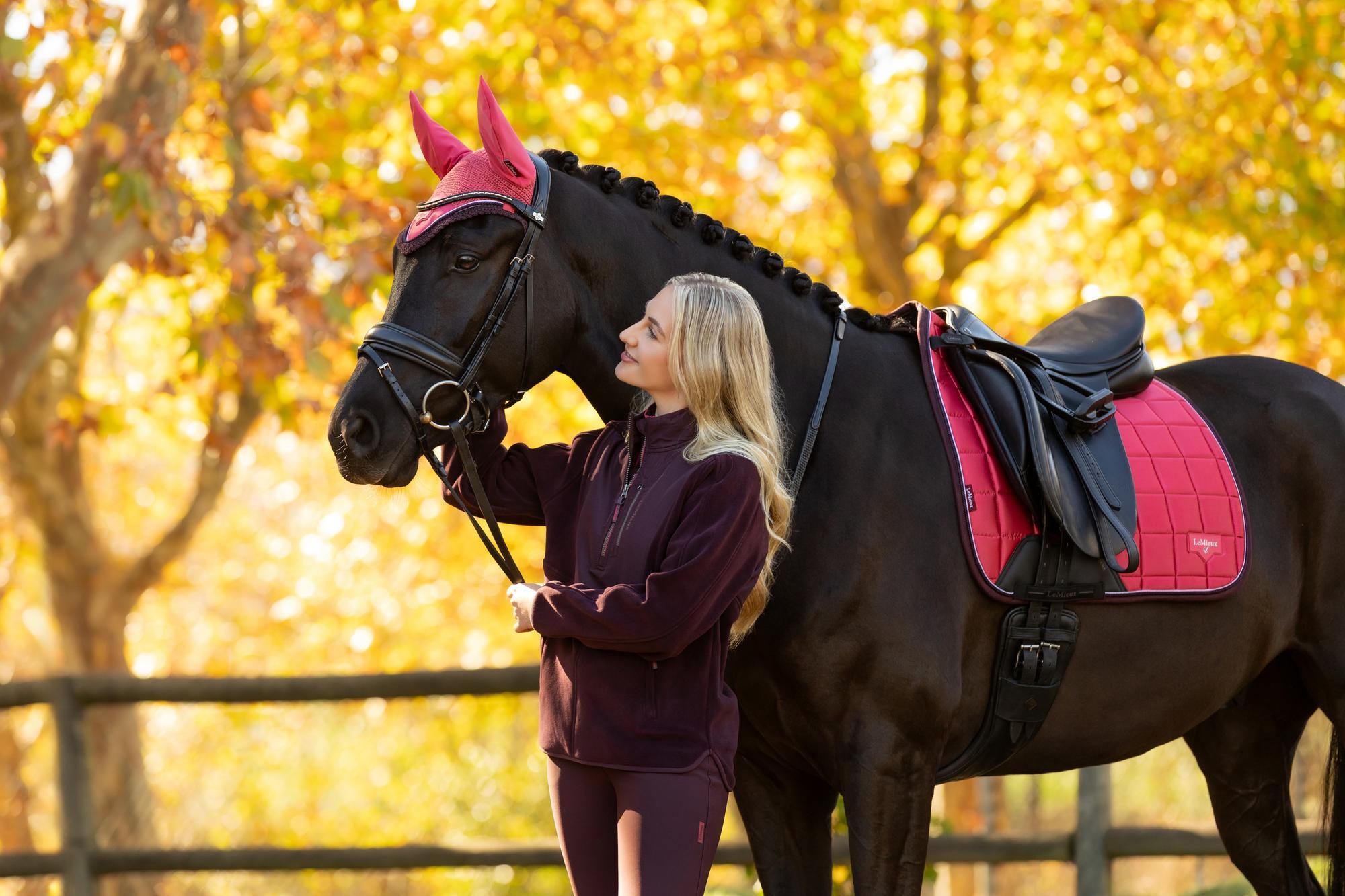 LeMieux Loire Classic Dressage Square Cranberry