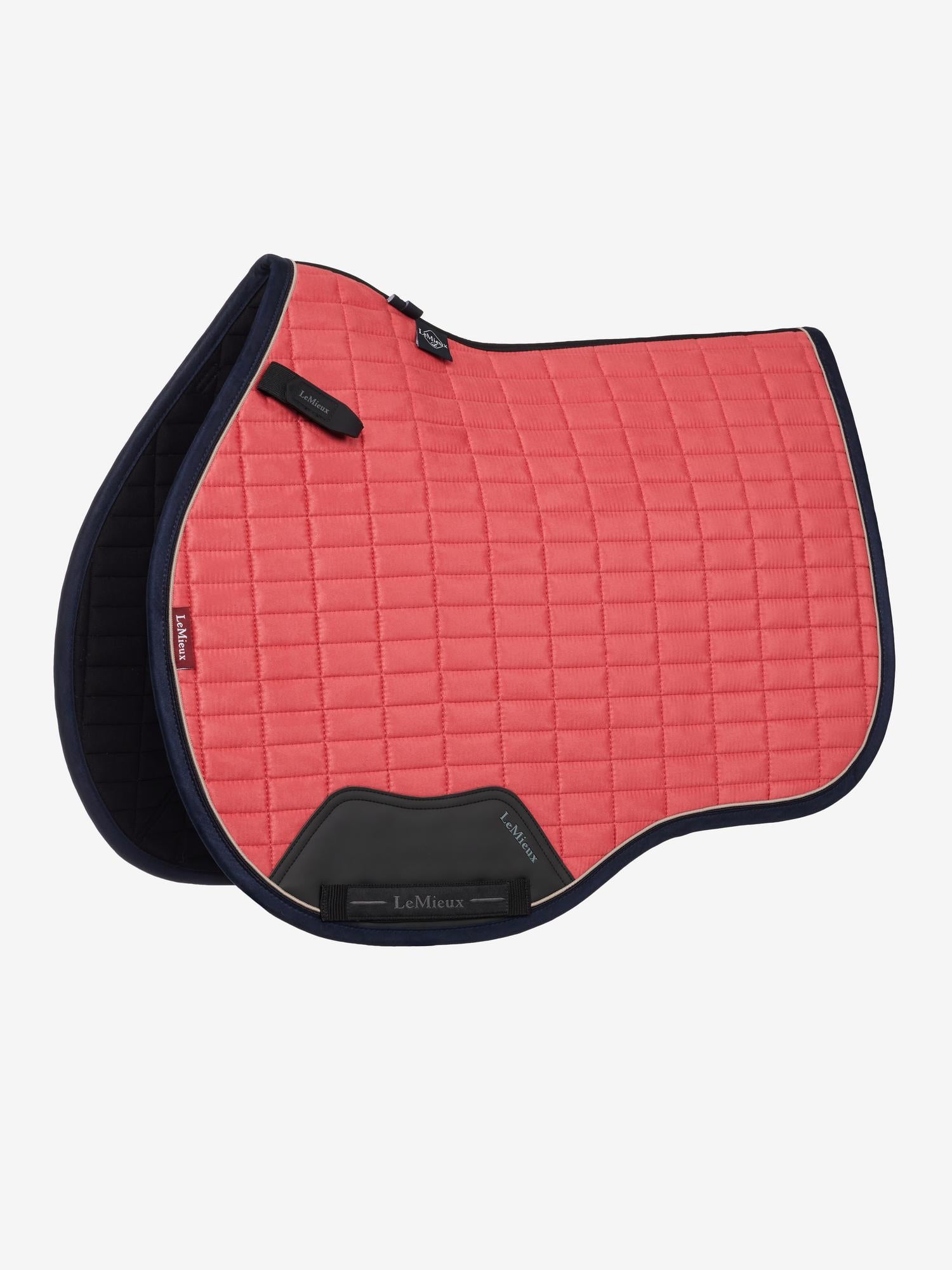 LeMieux Suede GP Square Cranberry Saddle Pad - Equiflair Equestrian