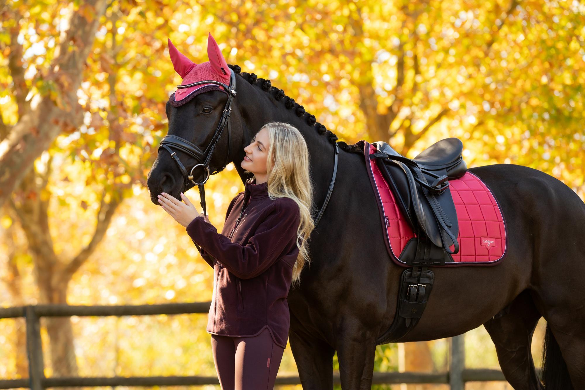 LeMieux Clara Hybrid Fleece Damson
