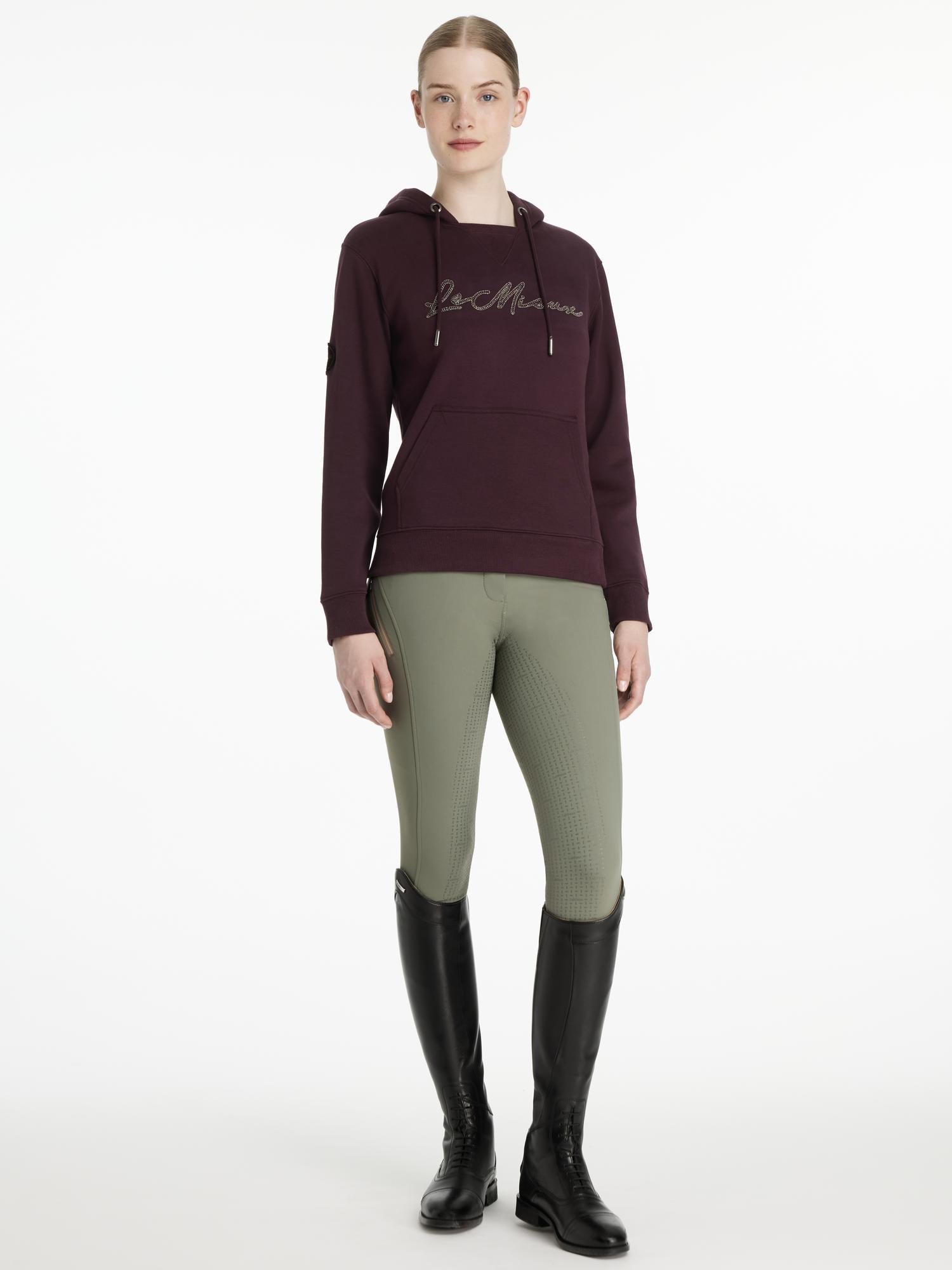 LeMieux Elspeth Damson Hoodie from Equiflair: Stylish Equestrian Riding Apparel
