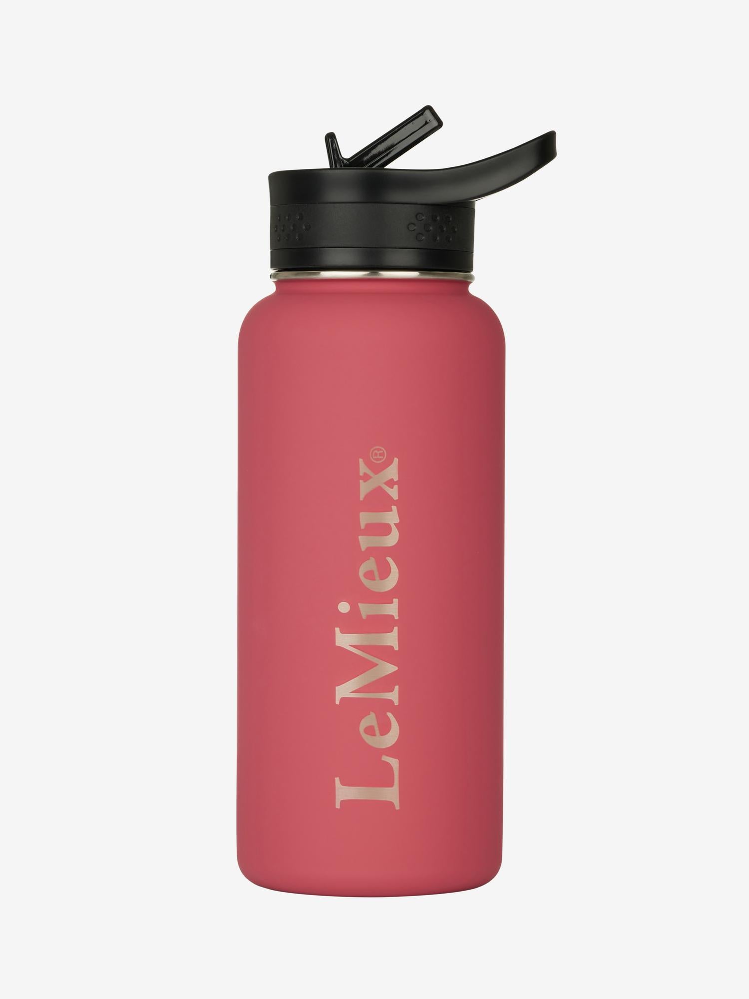 LeMieux Drinks Bottle - Cranberry Stainless Steel Water Bottle for Equestrian Sports - Stay Hydrated