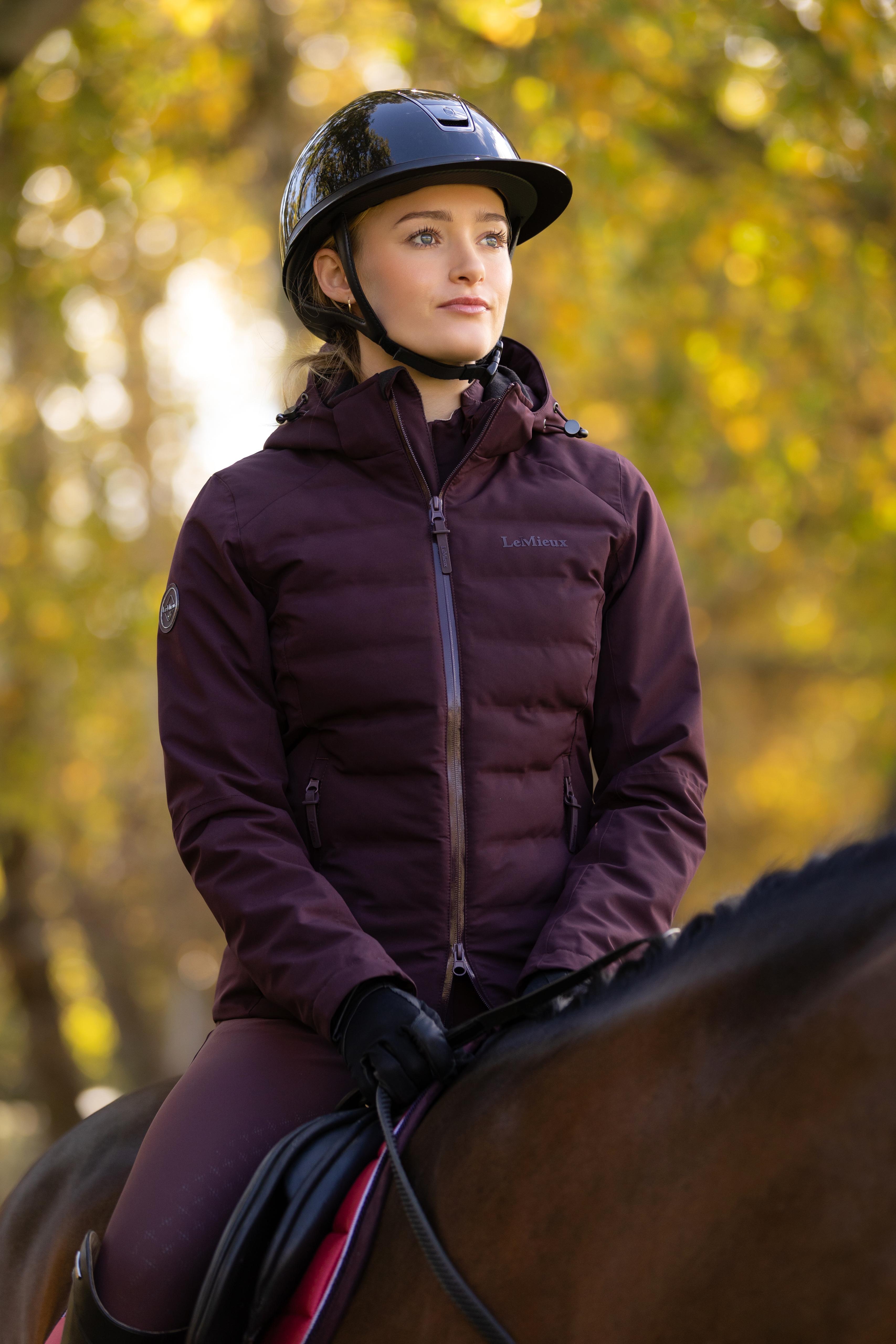LeMieux Brooke Waterproof Hybrid Jacket Damson