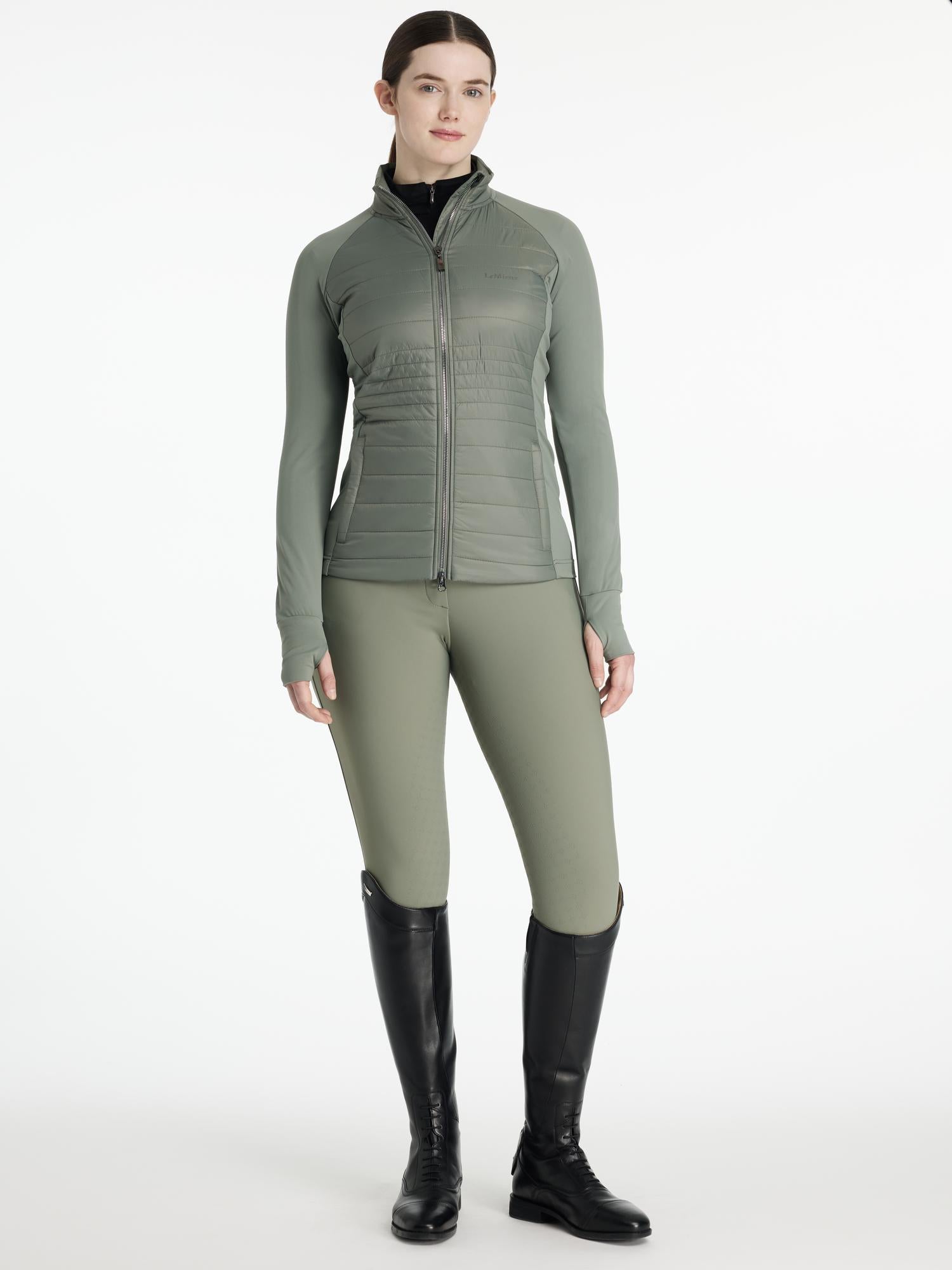 LeMieux Juliette Jacket - Rosemary Equestrian Riding Layering Quilted Jacket for Women