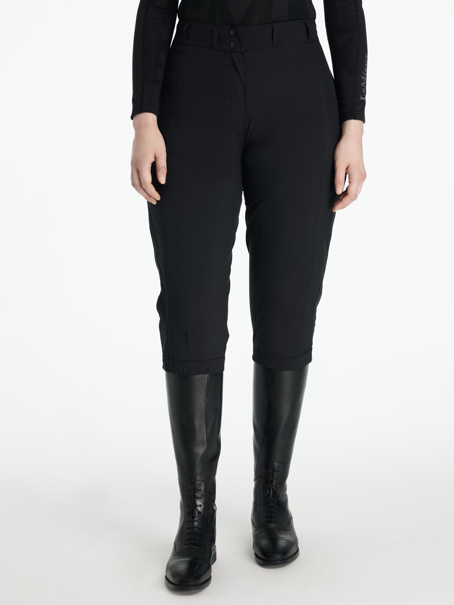 LeMieux Darcey Waterproof 3/4 Over Breeches Black