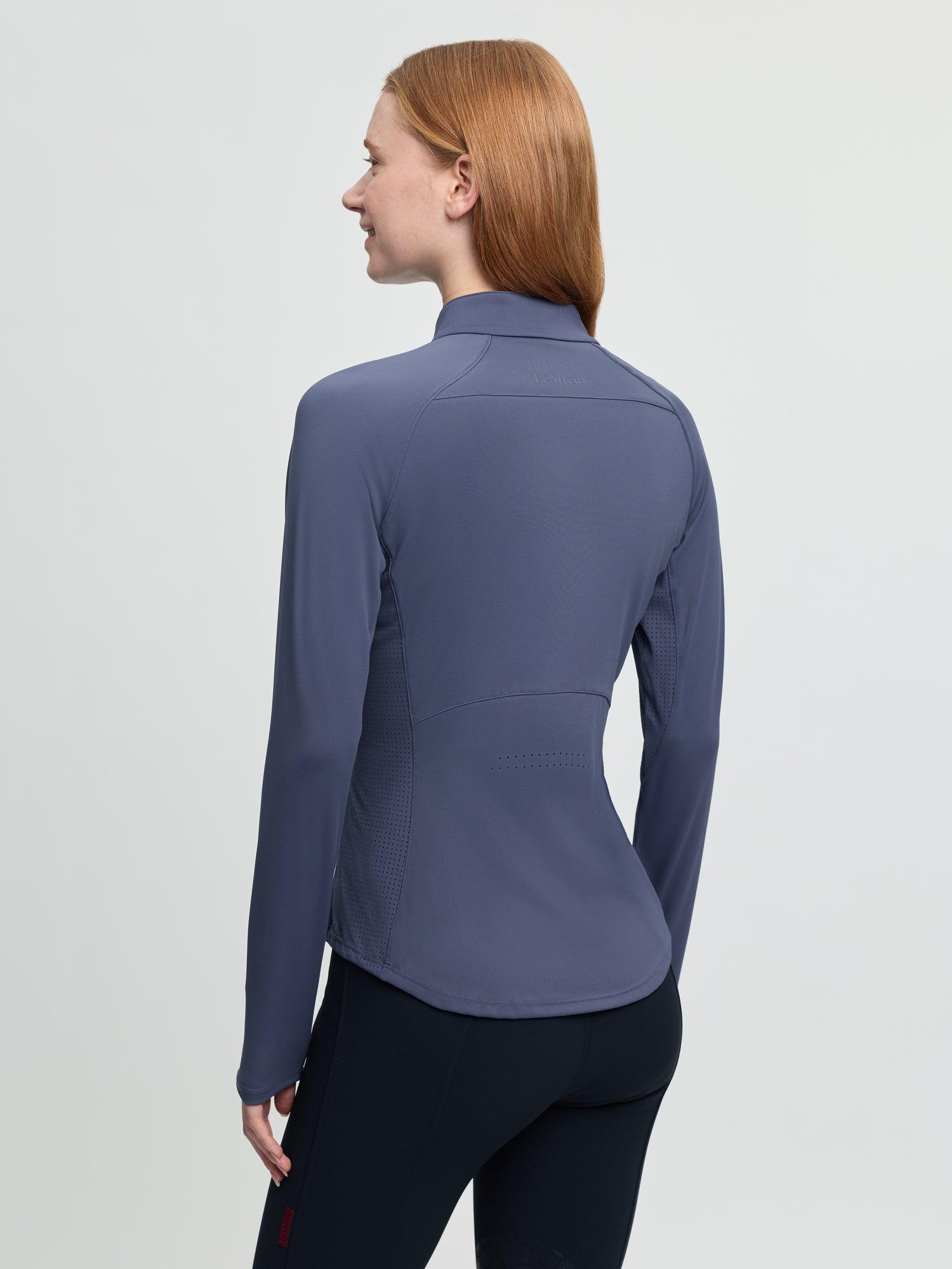 LeMieux Airflow Long Sleeve Base Layer Shadow | Equiflair