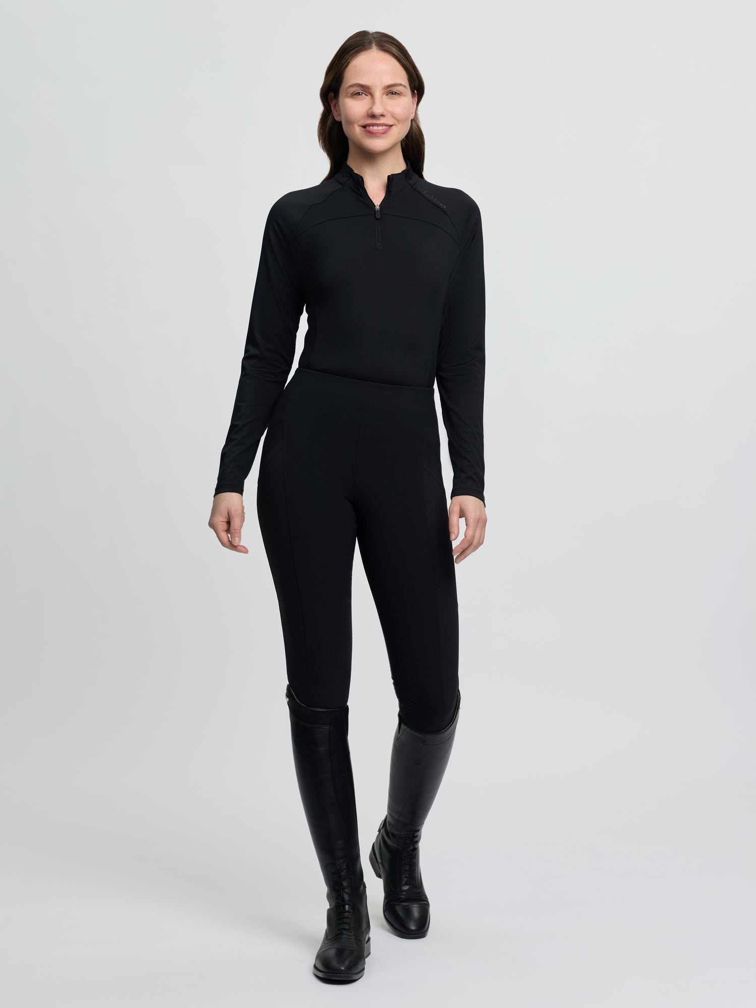 LeMieux Airflow Long Sleeve Base Layer Black | Equiflair
