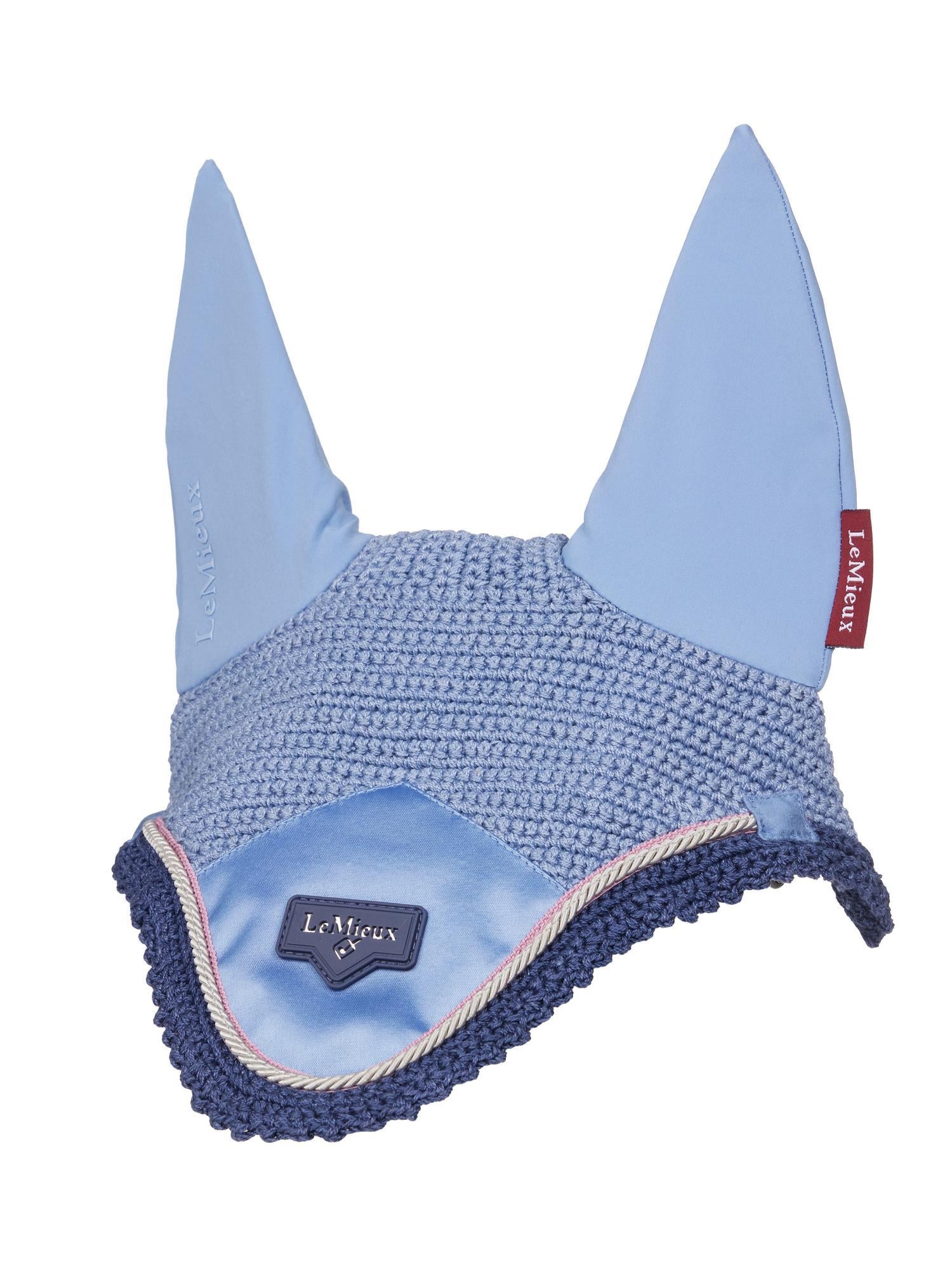 LeMieux Loire Fly Hood - Powder Blue - Horse Fly Protection