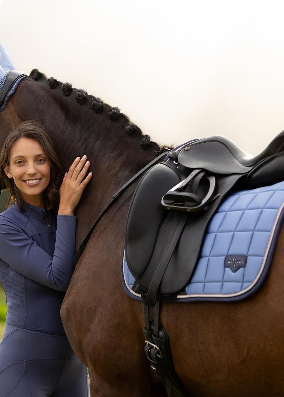LeMieux Loire Classic Dressage Square Powder Blue | Equiflair
