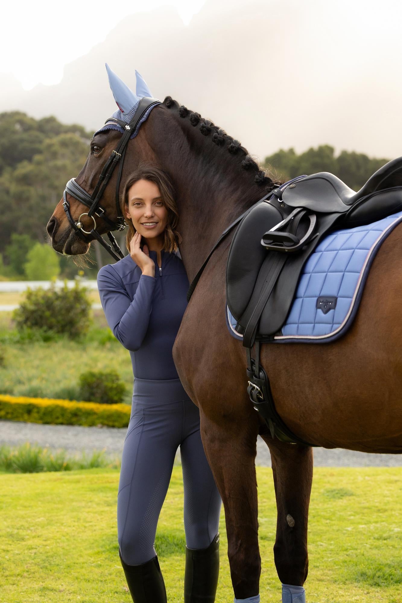 LeMieux Loire Classic Dressage Square Powder Blue