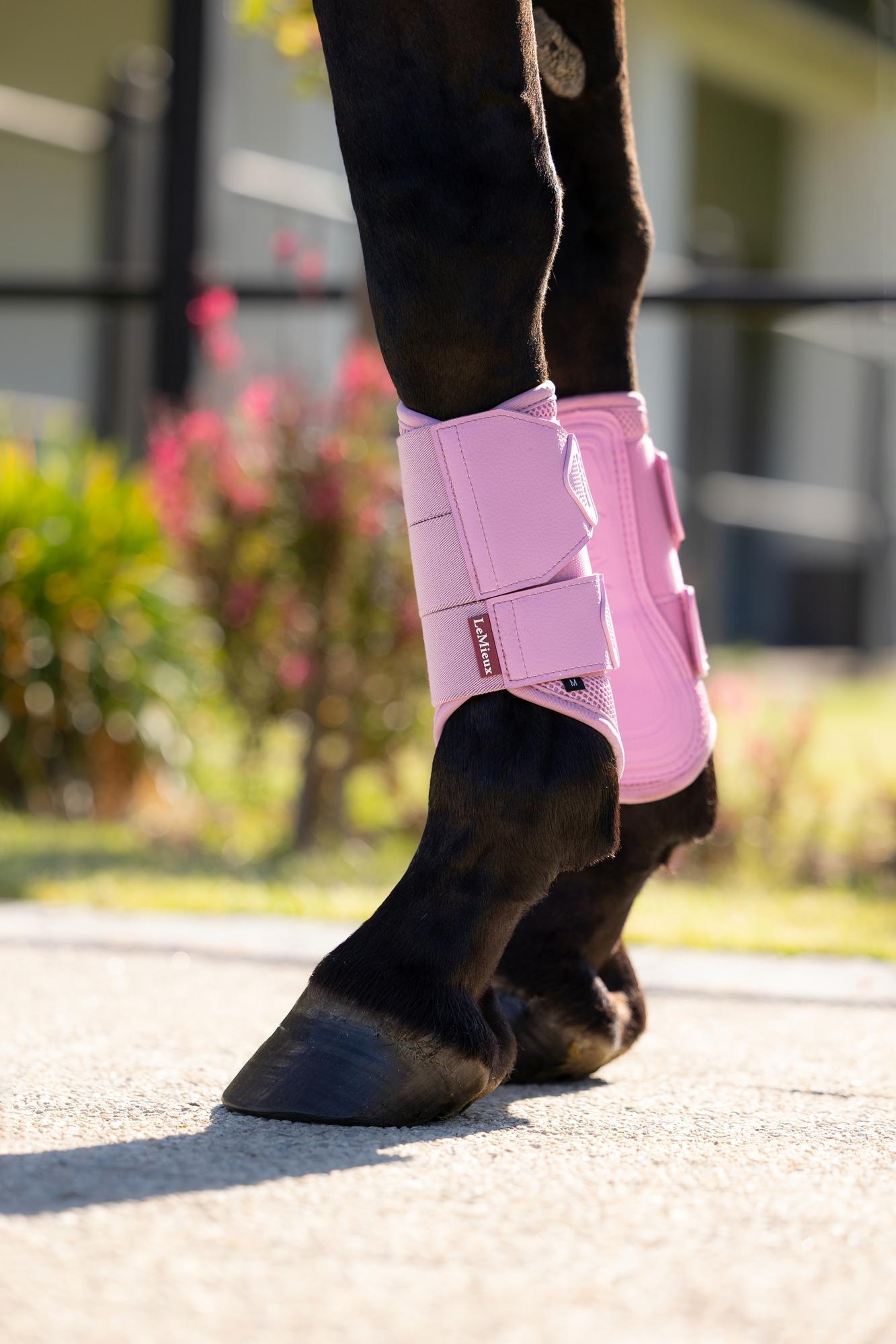 LeMieux Arika Mesh Brushing Boots Fondant