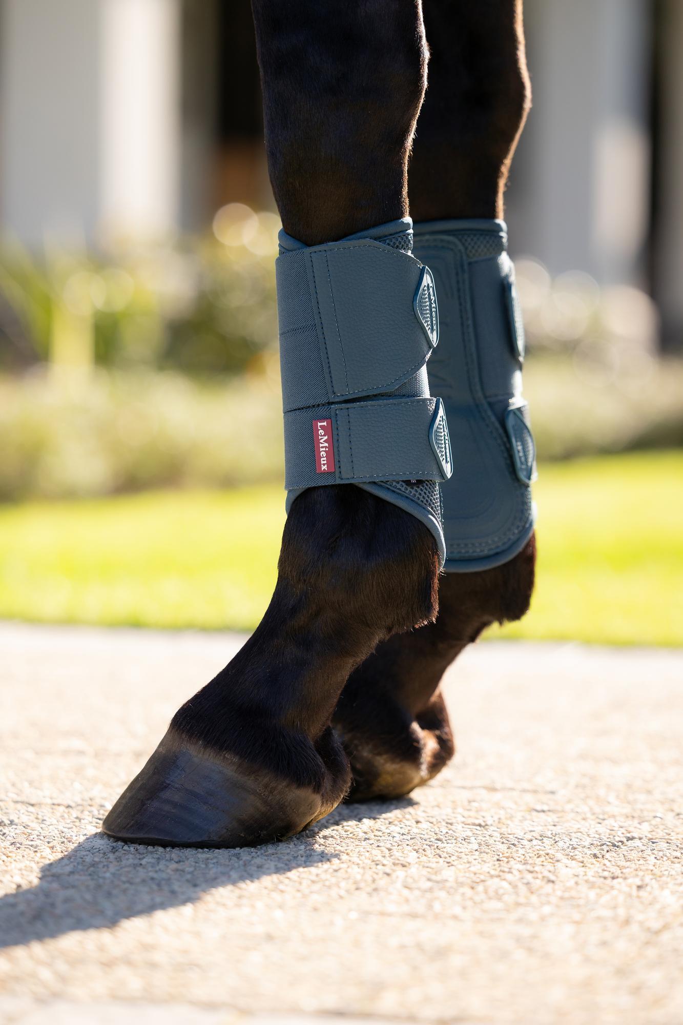LeMieux Arika Mesh Brushing Boots Jungle