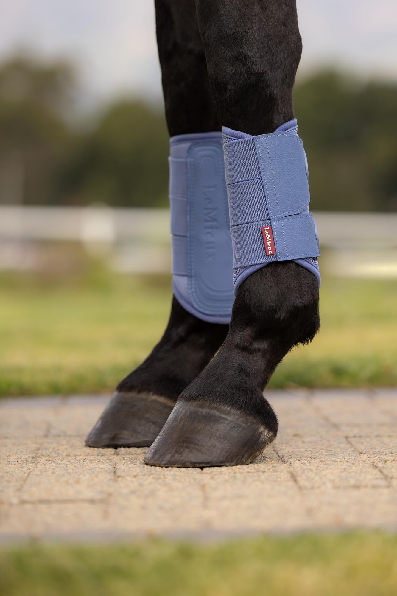 LeMieux Arika Mesh Brushing Boots Powder Blue